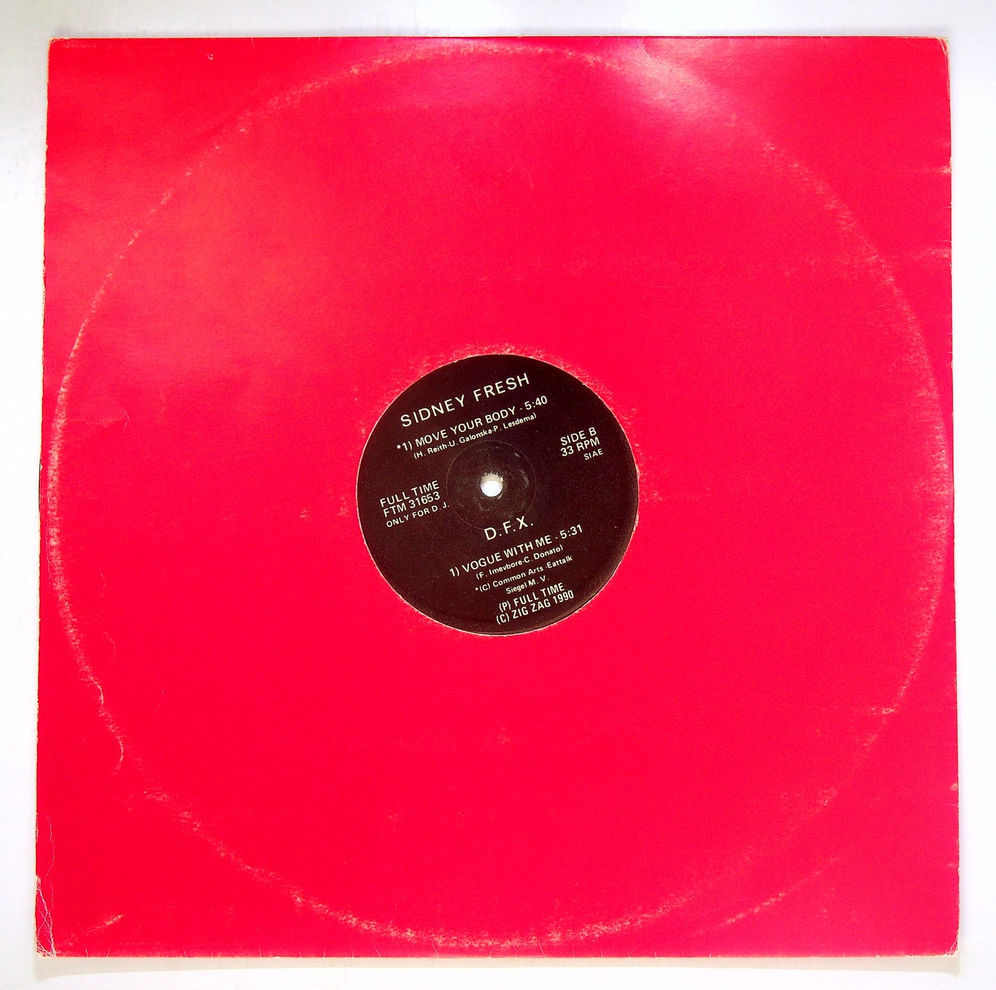 EBOND New Age System / Move Your Body / Vogue With Me Vinile V096037