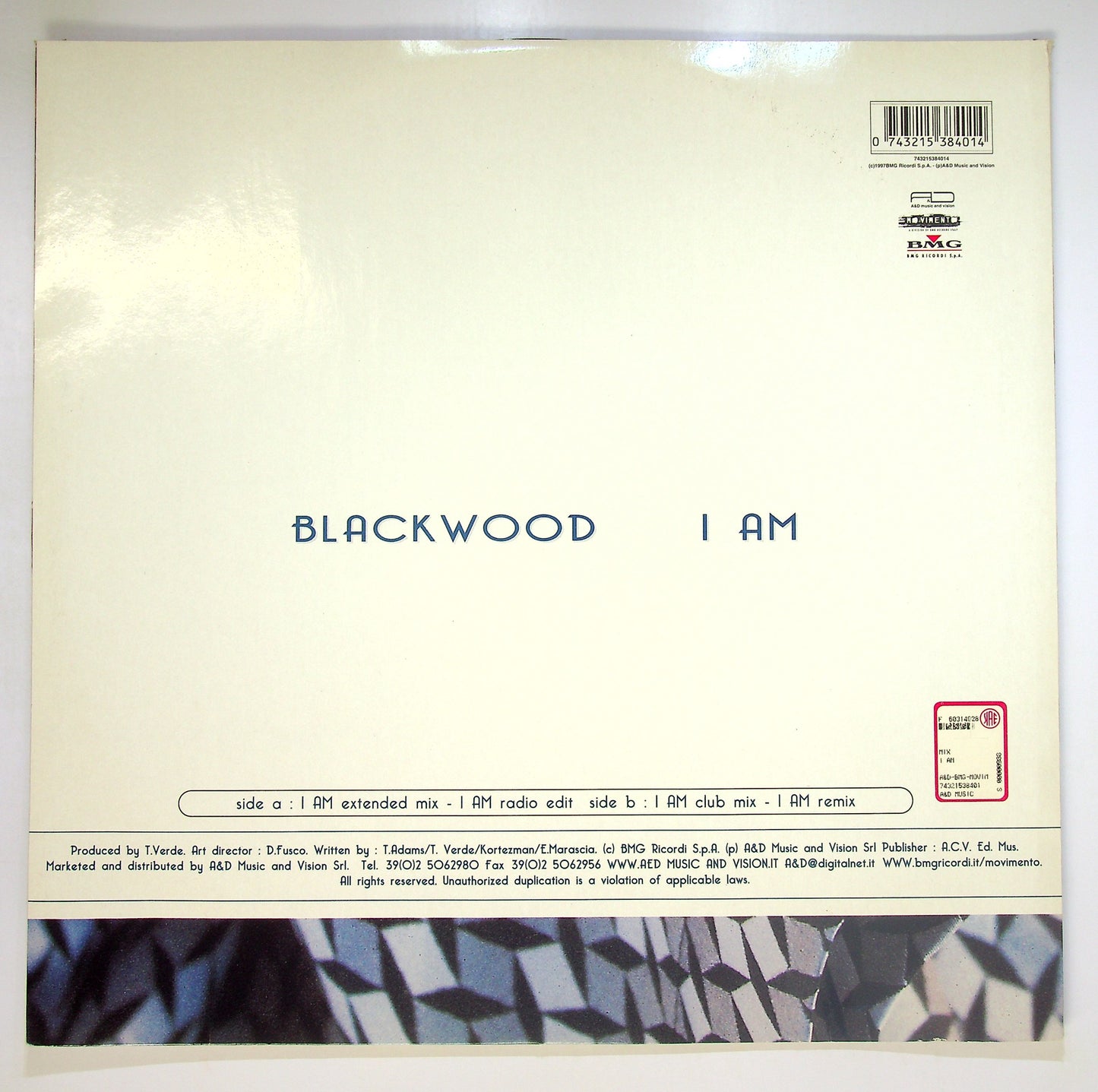 EBOND Blackwood - I Am (The Remixes) Vinile V096063