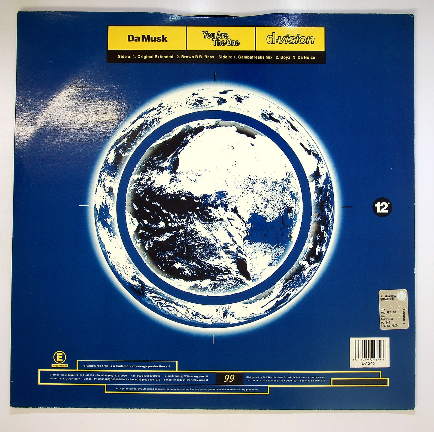 EBOND Da Musk - You Are The One Vinile V096064