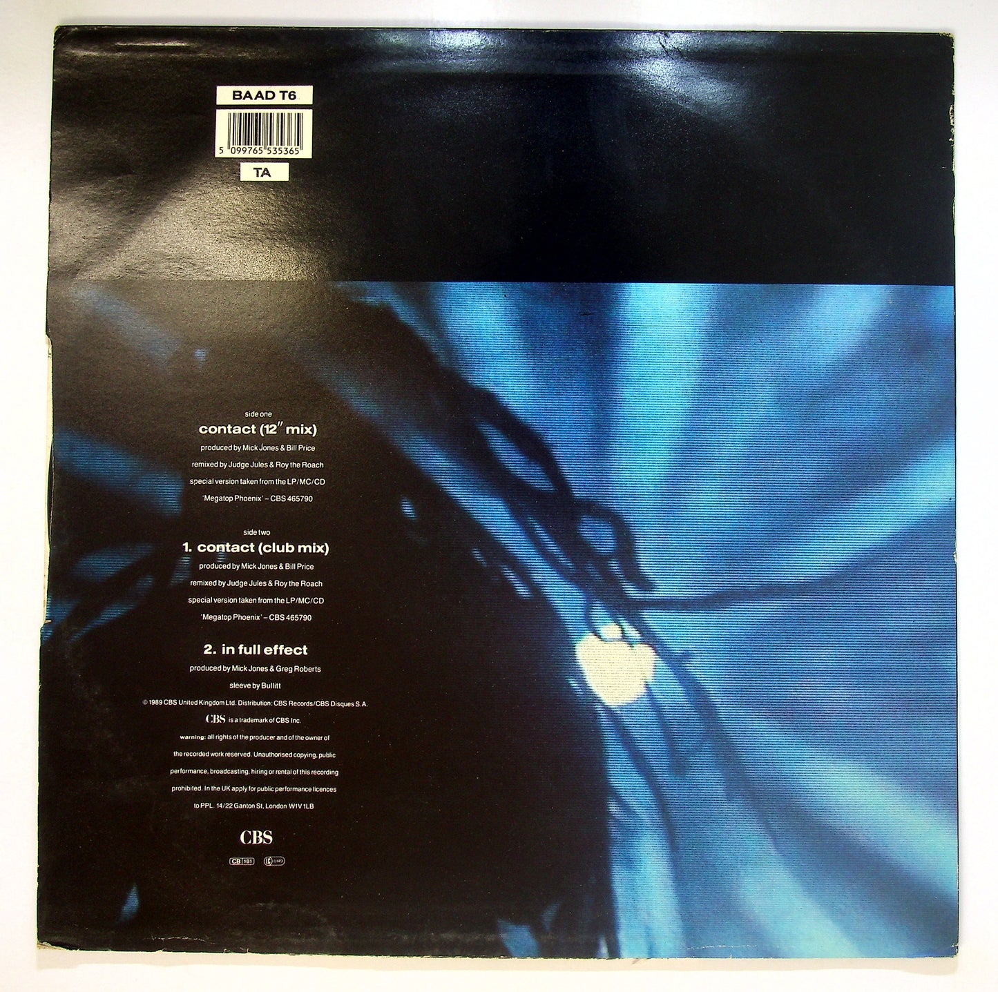 EBOND Big Audio Dynamite - Contact Vinile V096067
