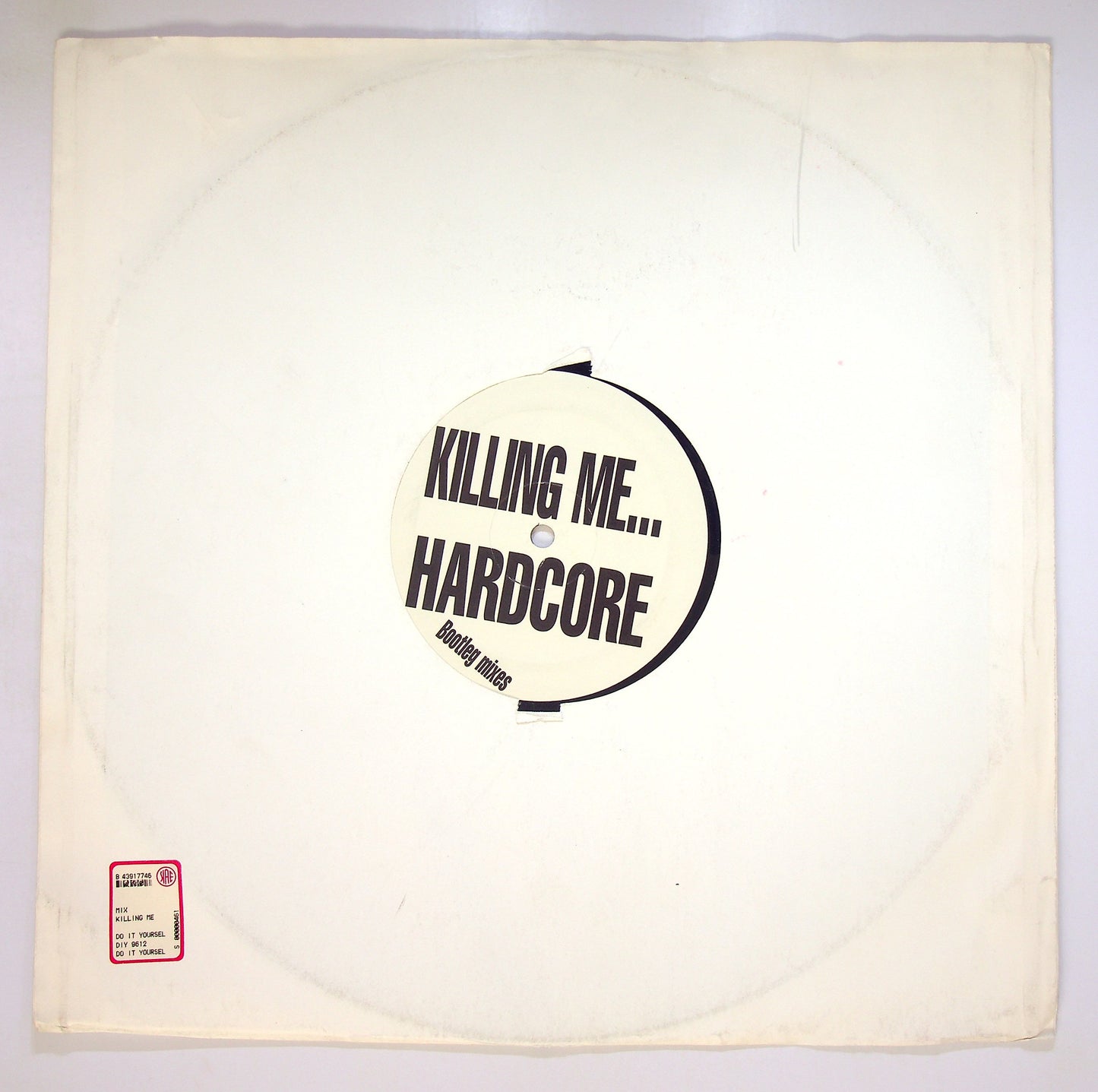 EBOND Lucio Scarpa & Walter One - Killing Me... Hardcore Vinile V096069