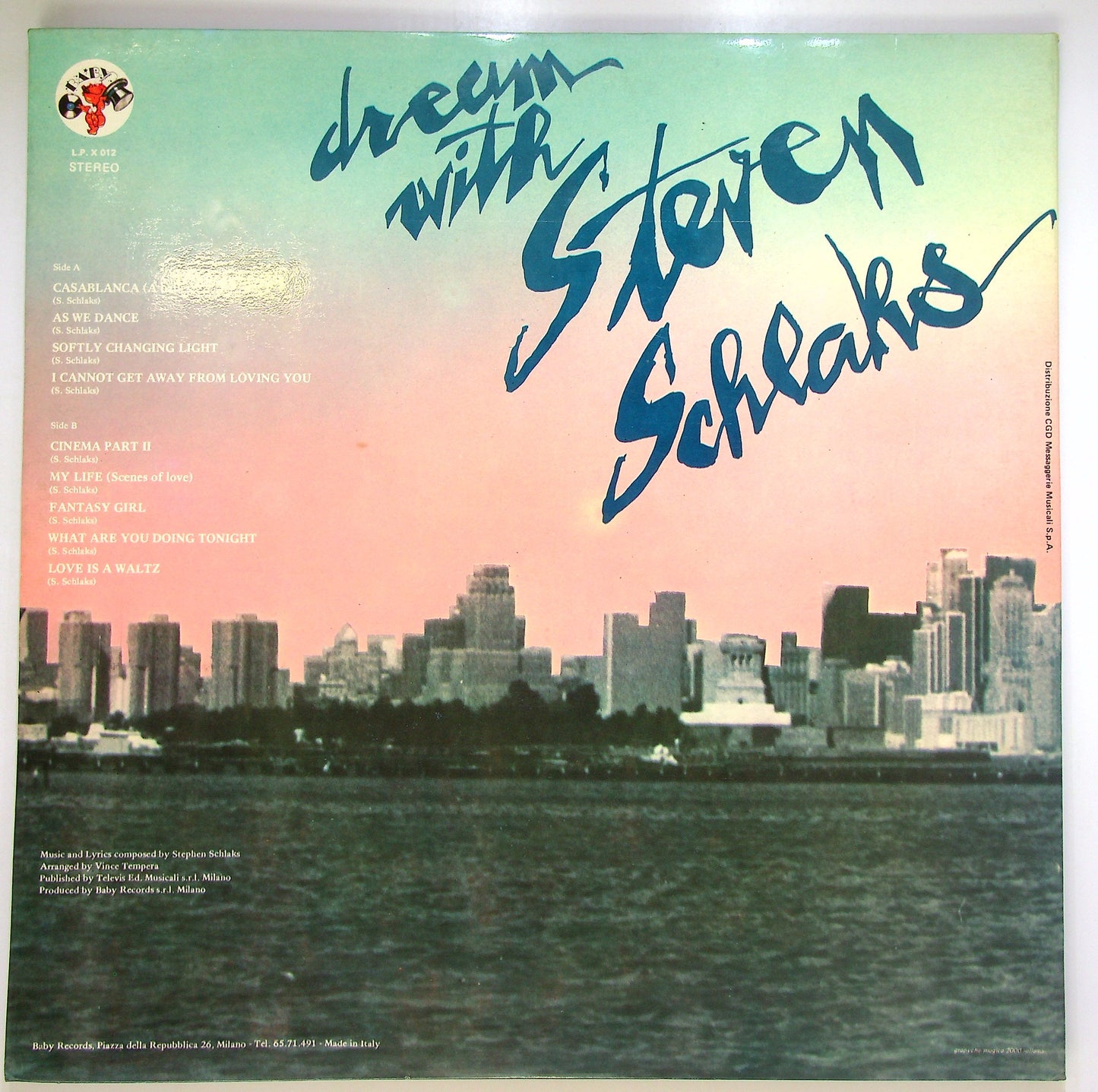 EBOND Stephen Schlaks - Dream With Steven Schlaks Vinile V096089