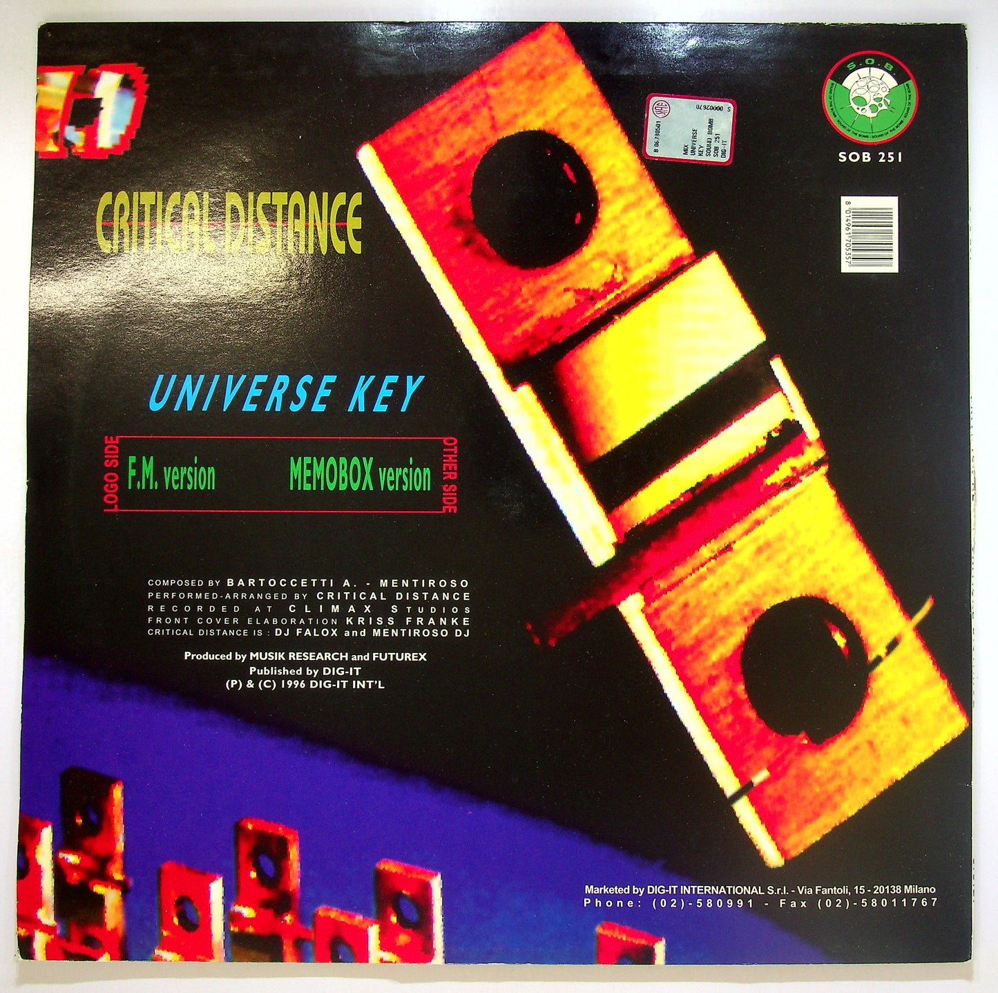 EBOND Critical Distance - Universe Key Vinile V096147