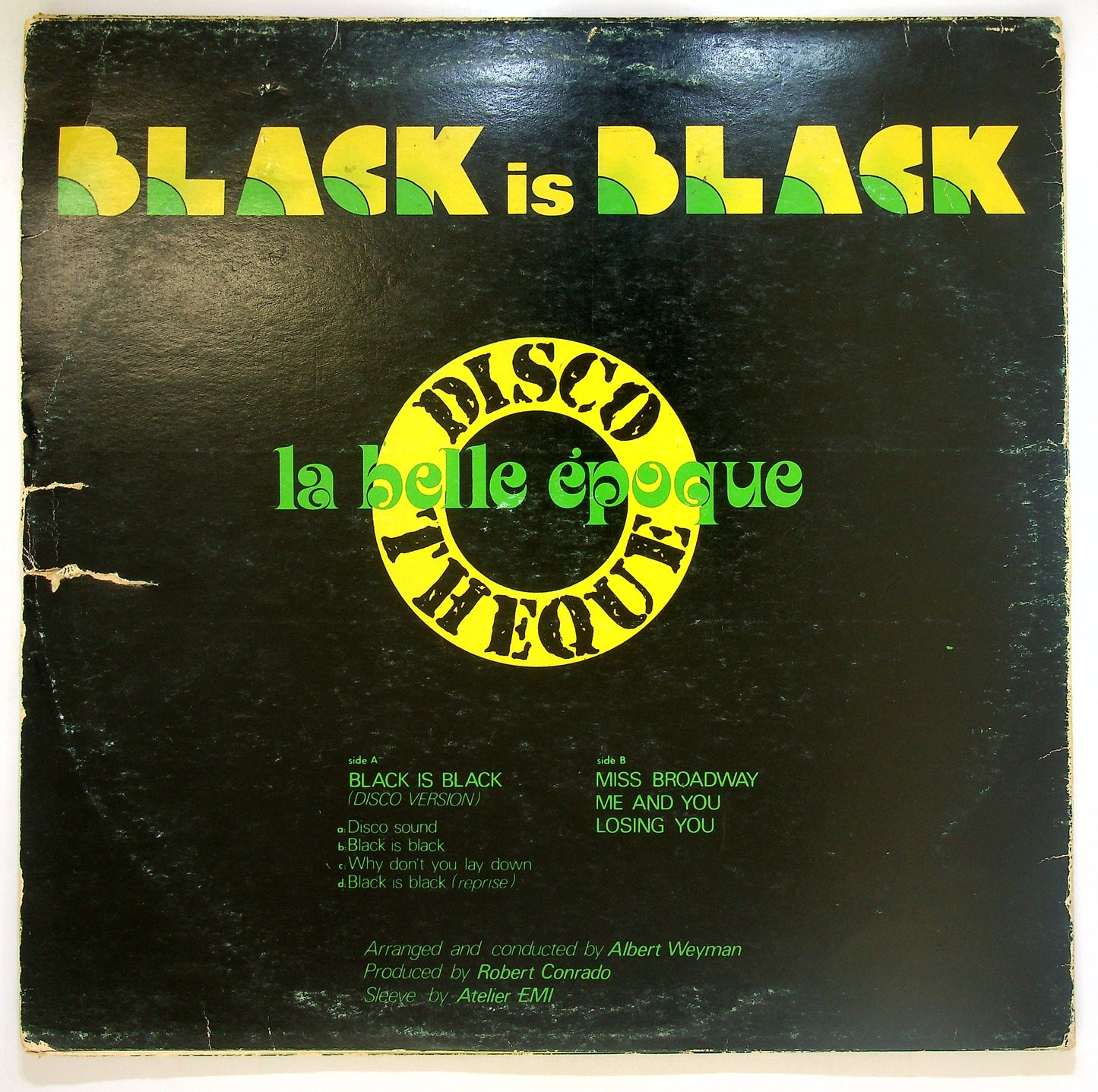 EBOND La Belle Epoque - Black Is Black Vinile V097049