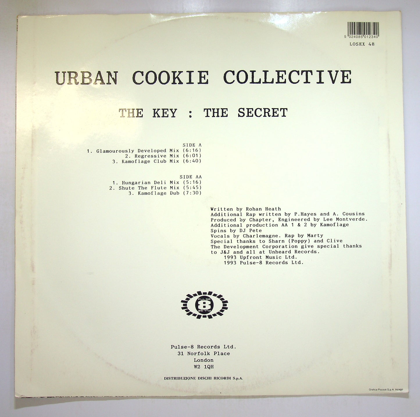 EBOND Urban Cookie Collective - The Key : The Secret Vinile V097051