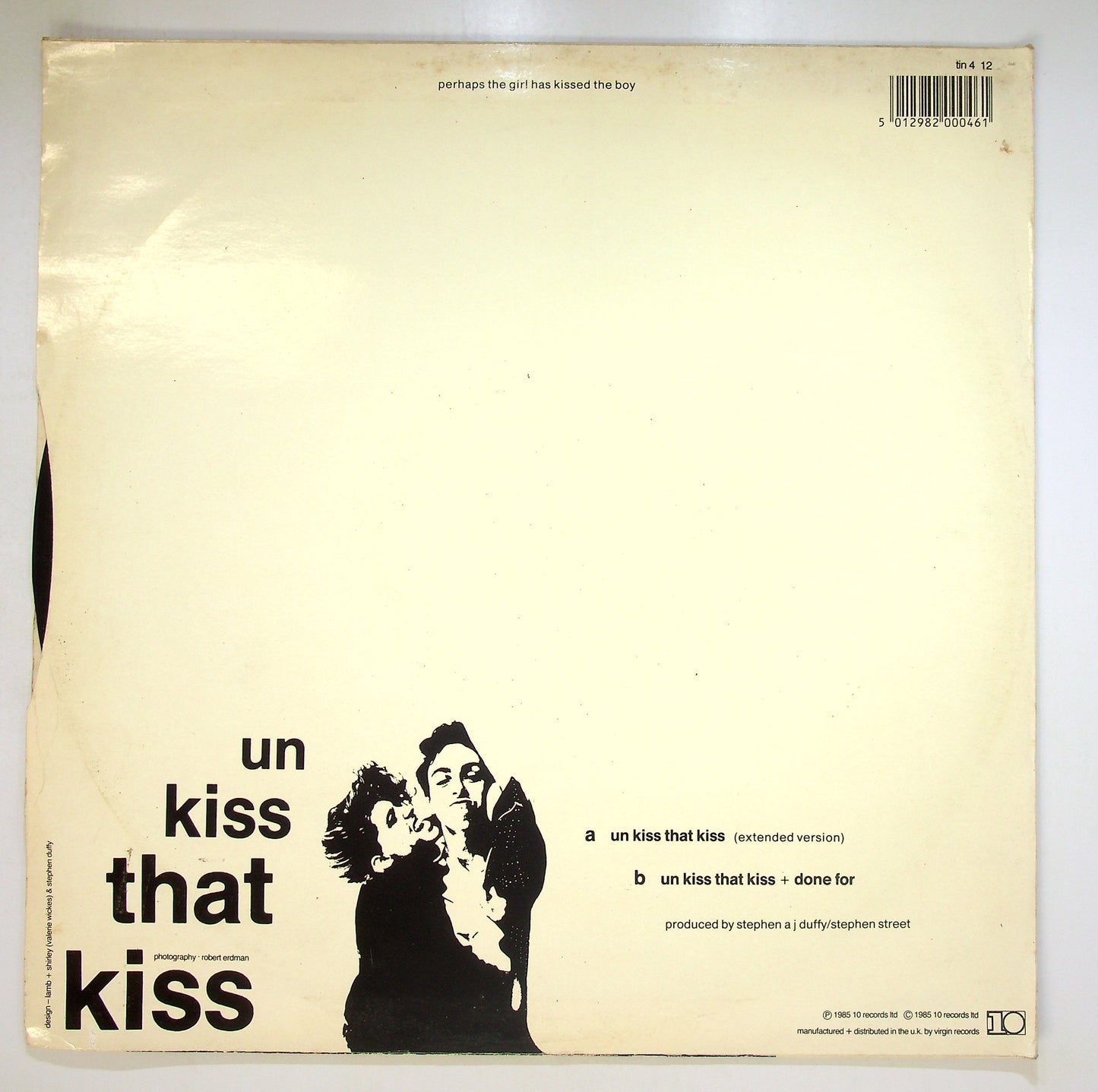 EBOND Stephen A J Duffy - Un Kiss That Kiss Vinile V097062