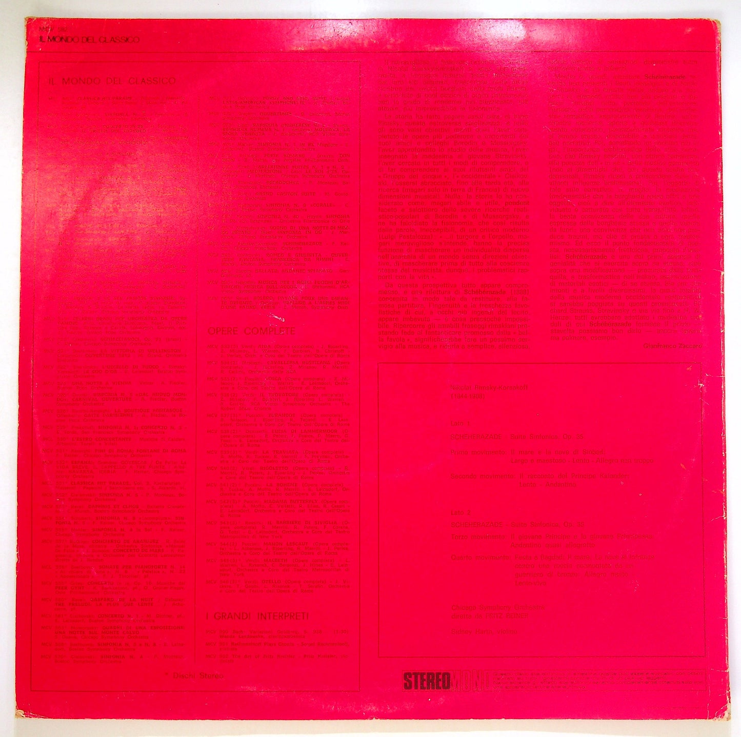 EBOND Nikolai Rimsky-Korsakov - Scheherazade Vinile V097066