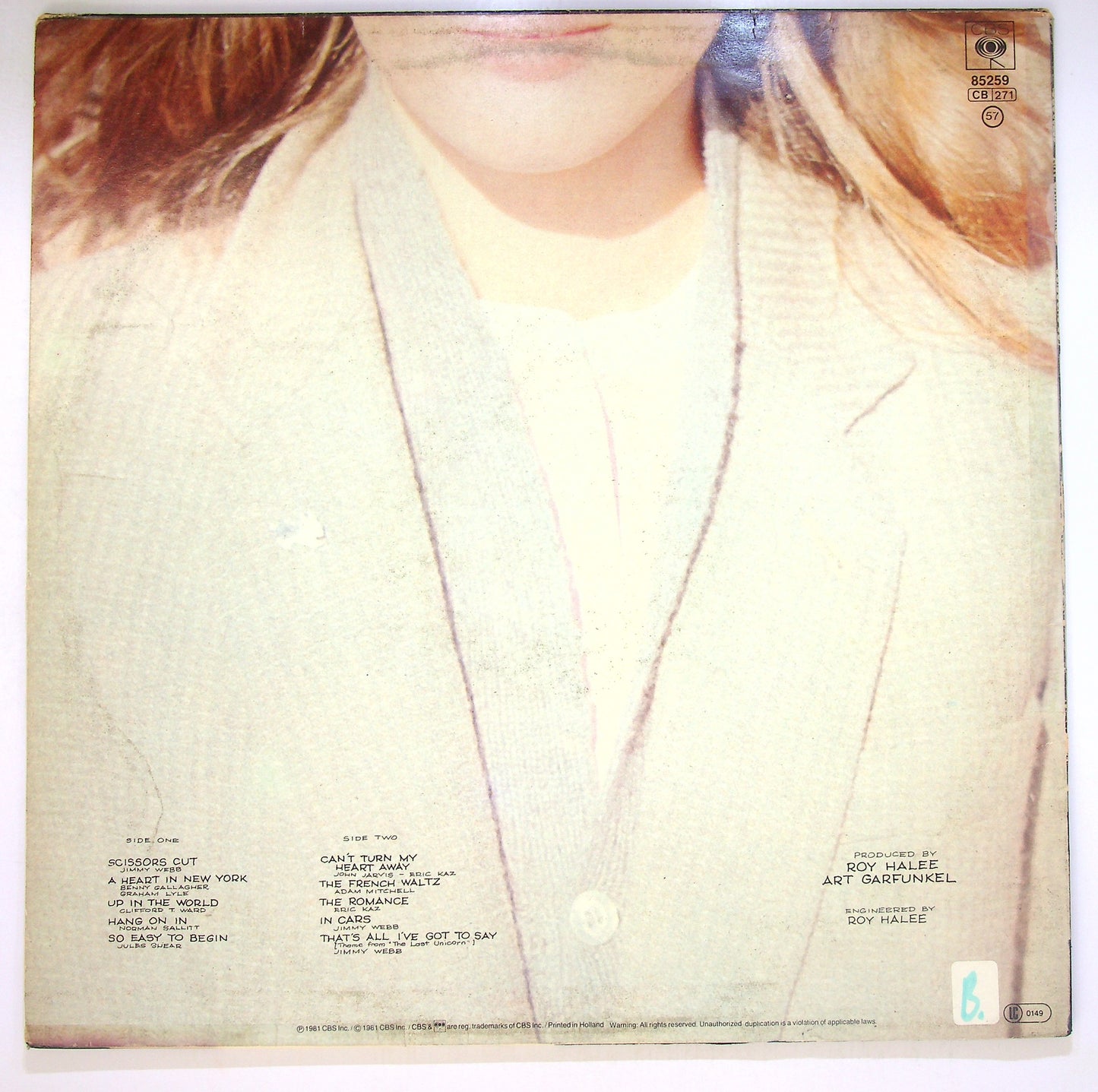 EBOND Art Garfunkel - Scissors Cut Vinile V097087