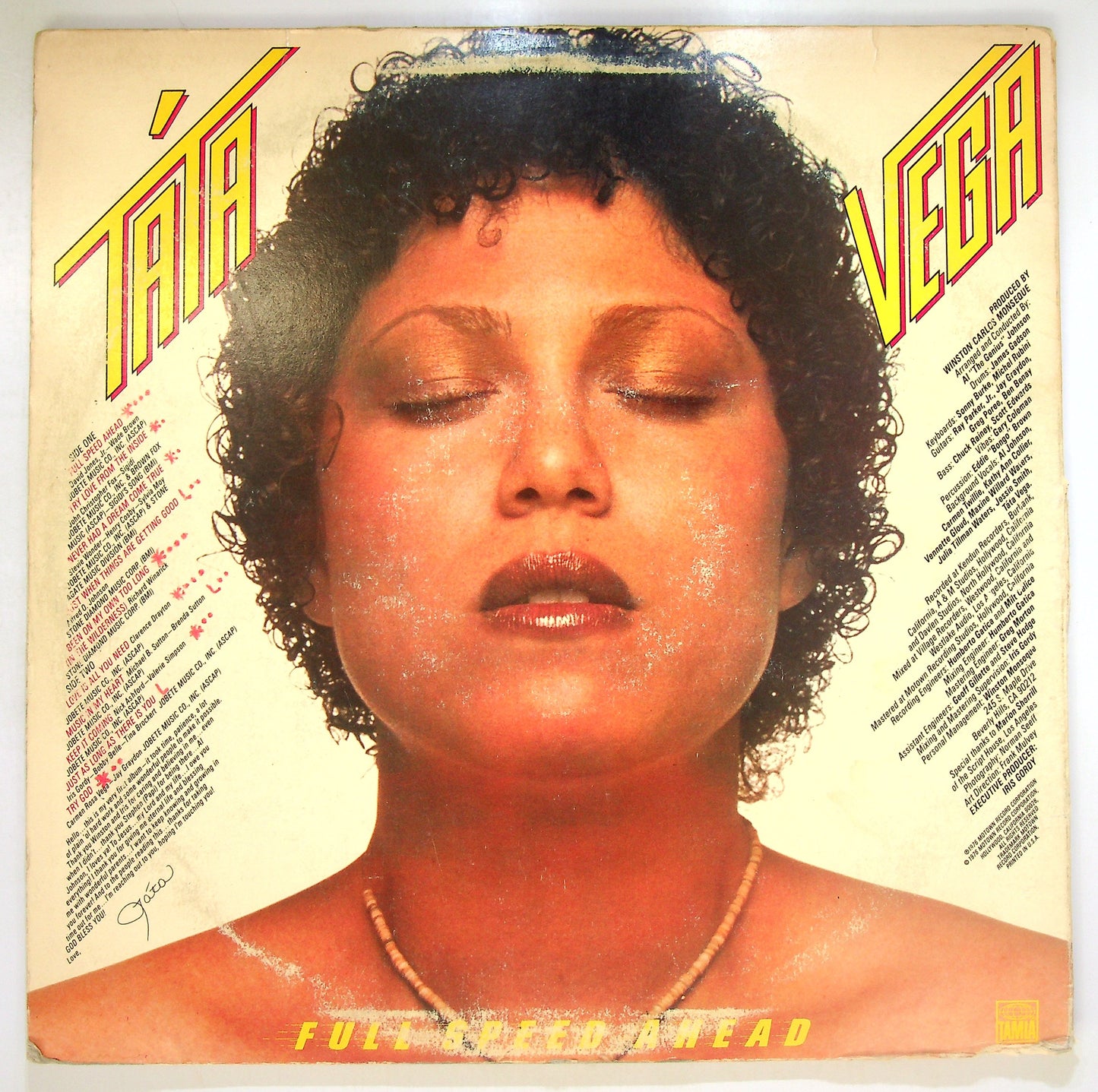 EBOND Tata Vega - Full Speed Ahead Vinile V097102