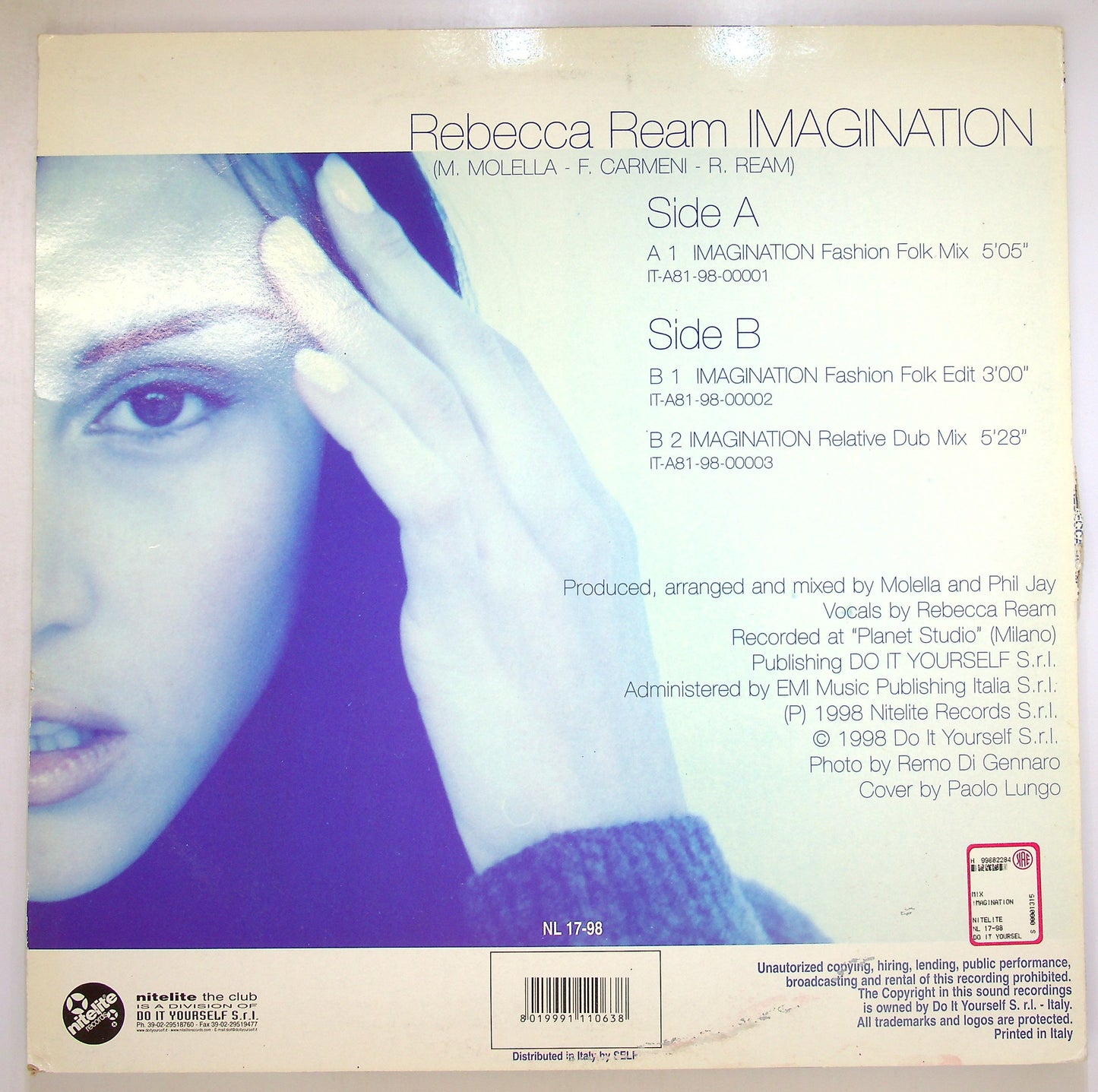 EBOND Rebecca Ream - Imagination Vinile V097125