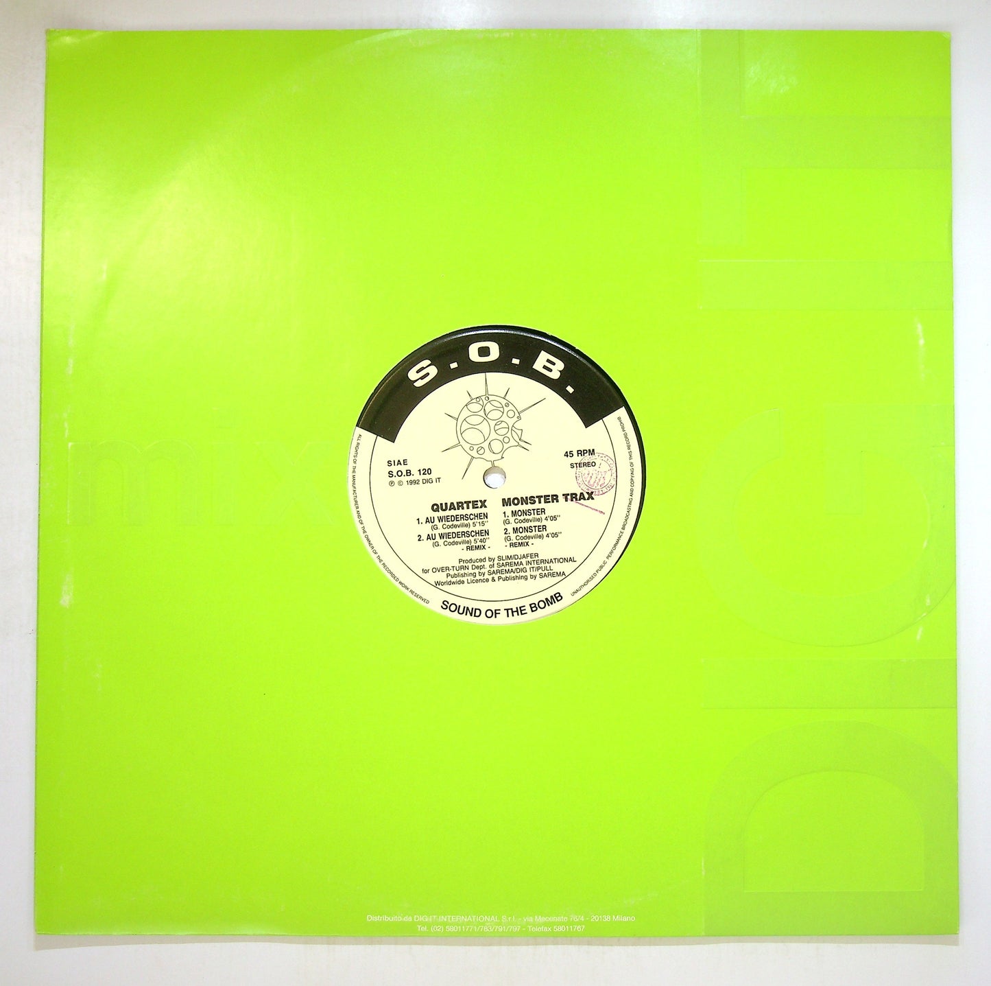 EBOND Quartex - Monster Trax Vinile V097133