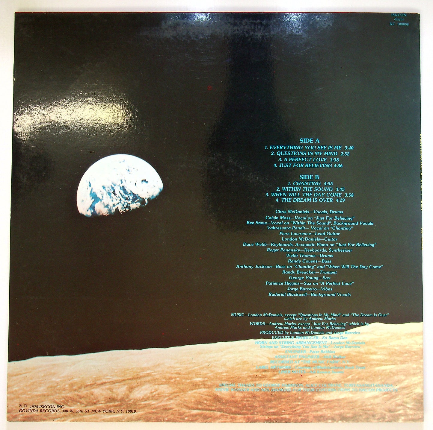EBOND Rasa - Everything You See Is Me Vinile V098018