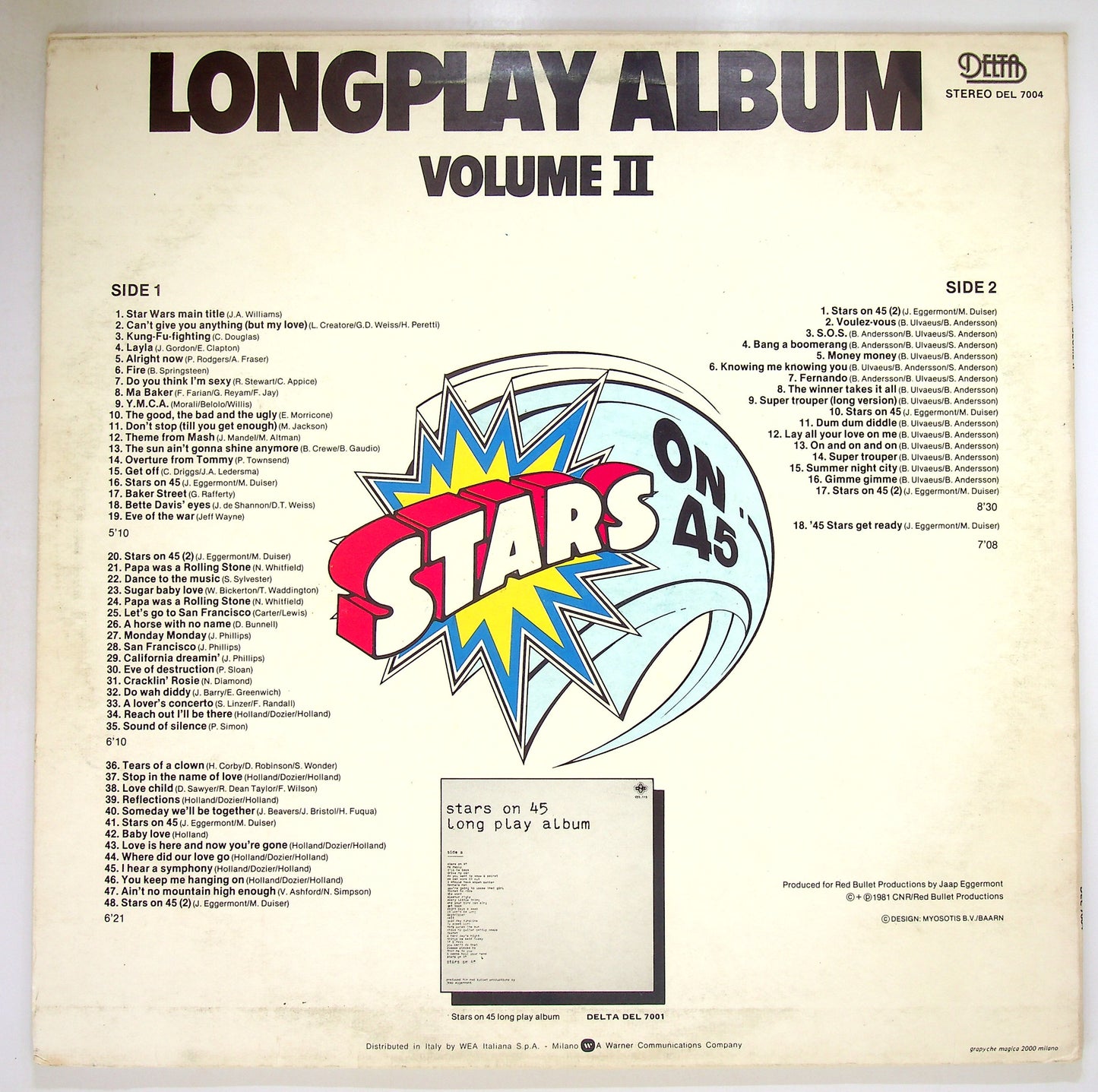 EBOND Stars On 45 - Longplay Album (Volume II) Vinile V098064