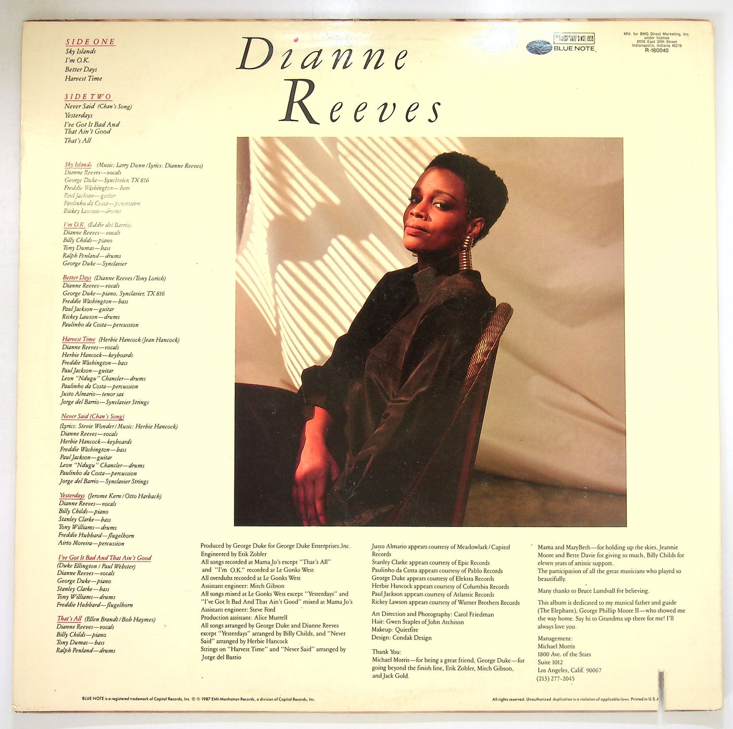 EBOND Dianne Reeves - Dianne Reeves Vinile V098073