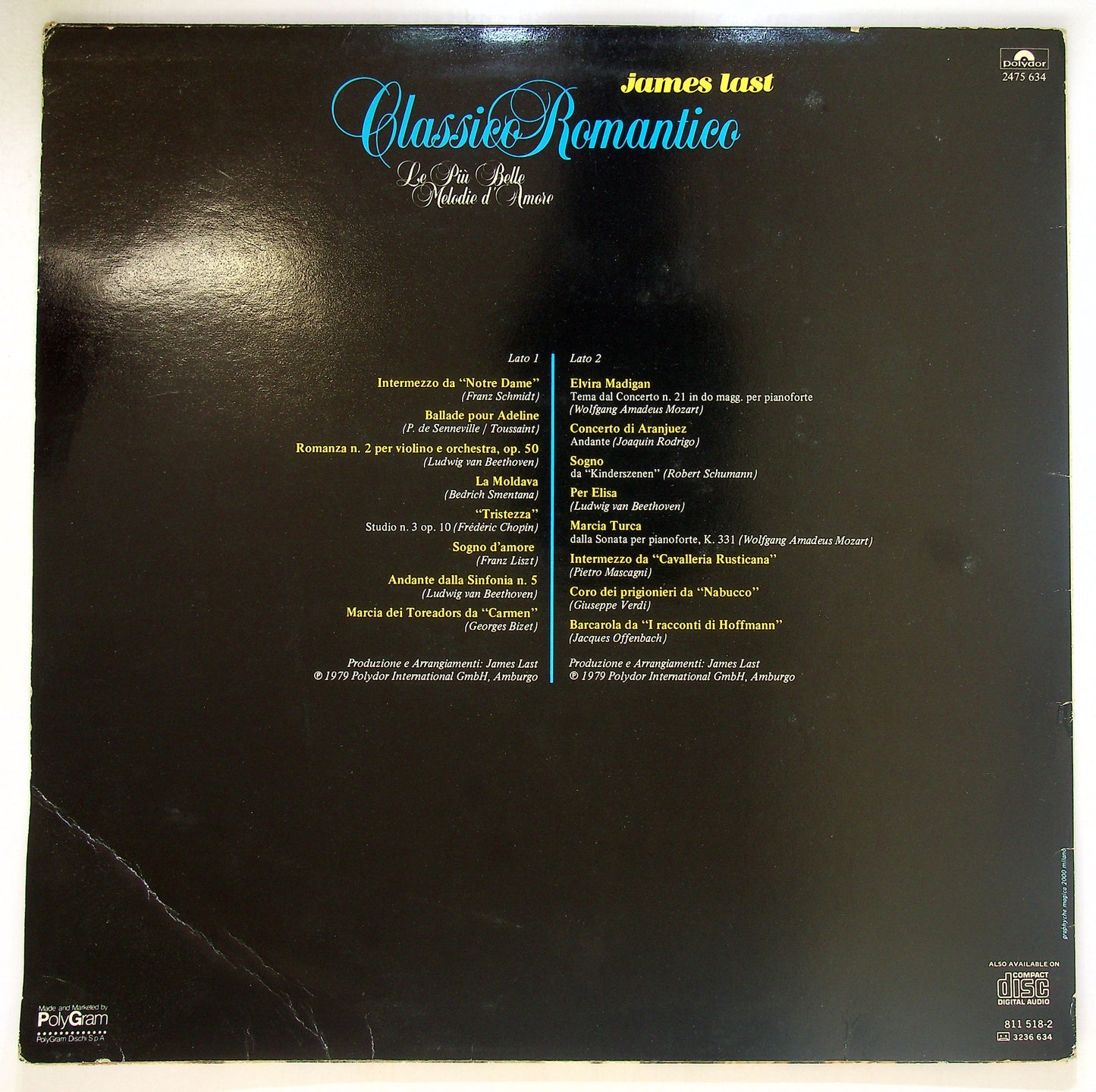 EBOND James Last - Classico Romantico Vinile V098137