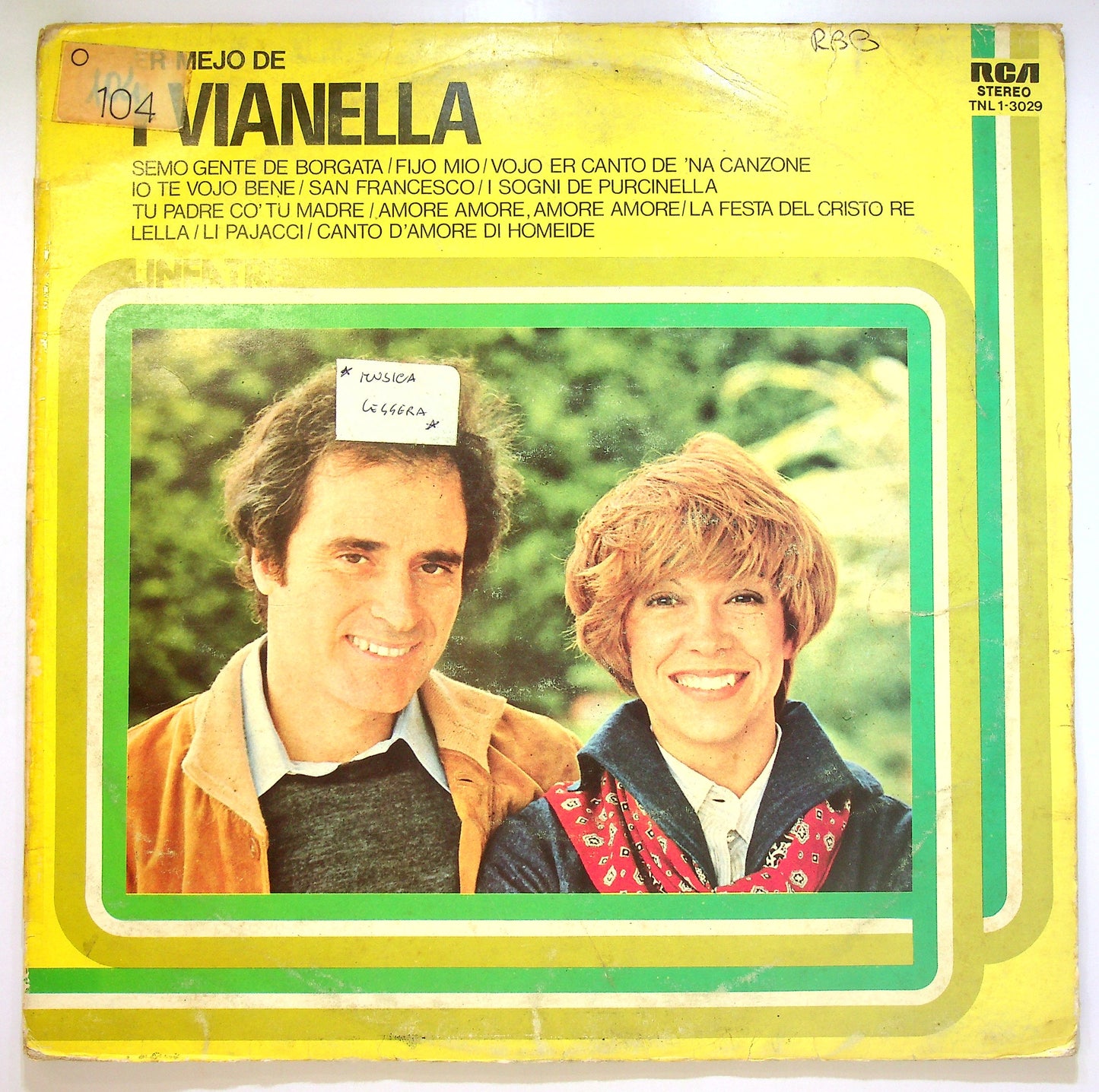 EBOND I Vianella - Er Mejo De I Vianella Vinile V099057