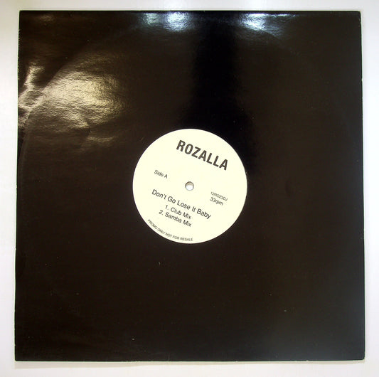 EBOND Rozalla - Don't Go Lose It Baby Vinile V099088