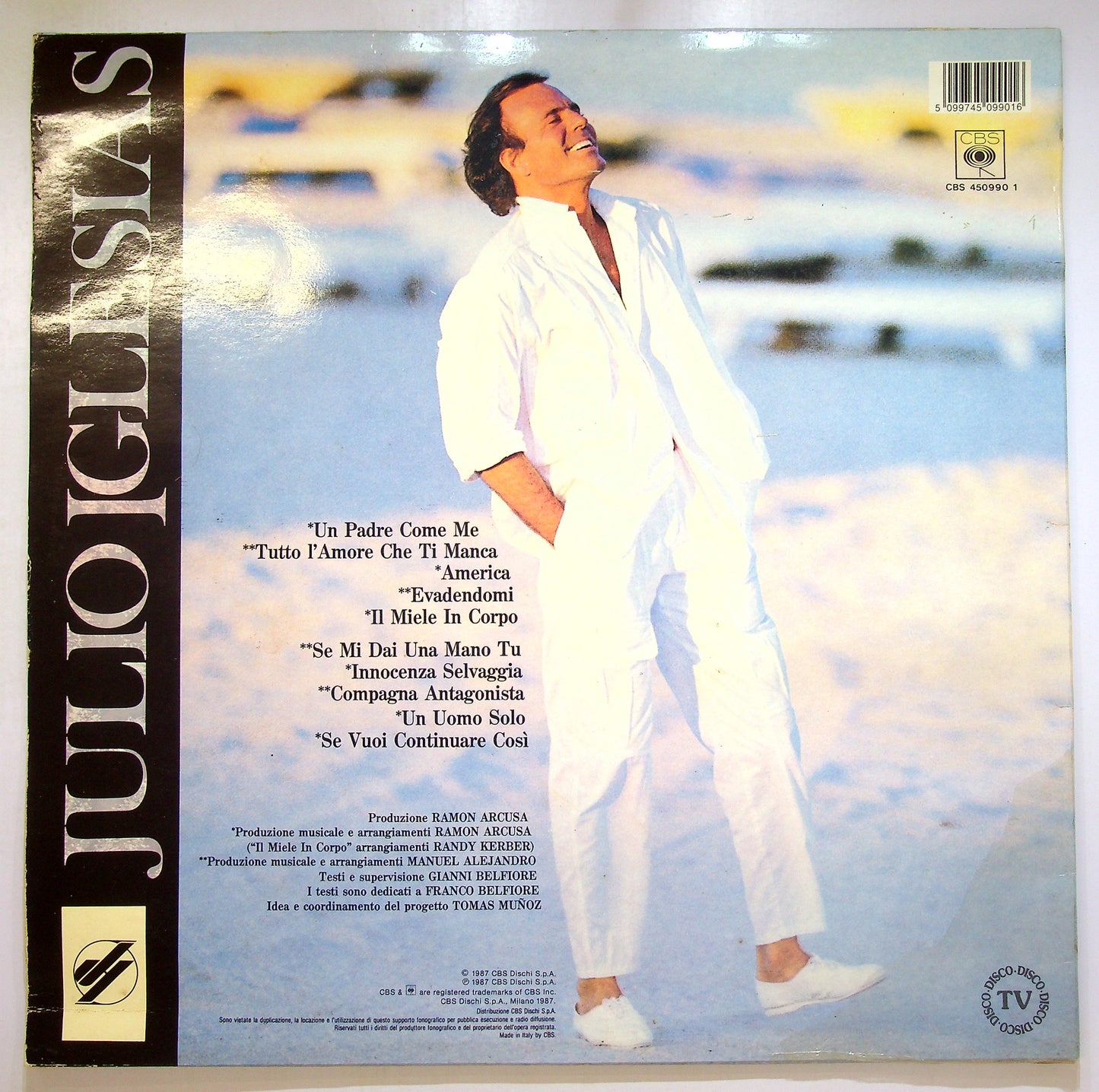 EBOND Julio Iglesias - Tutto L'Amore Che Ti Manca Vinile V100065