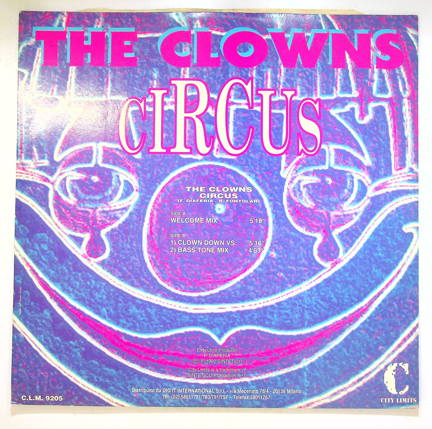 EBOND The Clowns - Circus Vinile V100085