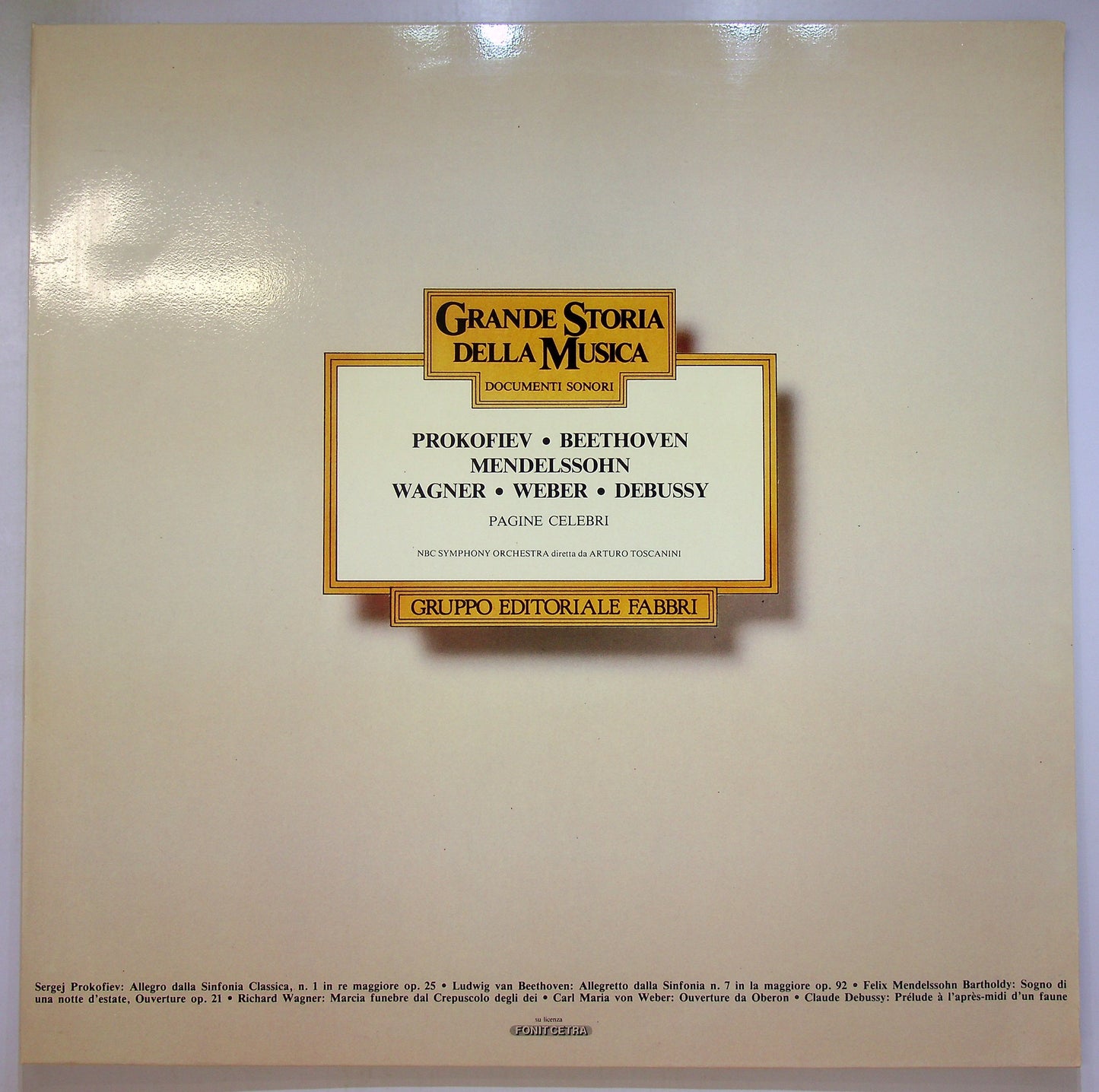 EBOND NBC Symphony Orchestra - Documenti Sonori Vinile V100089