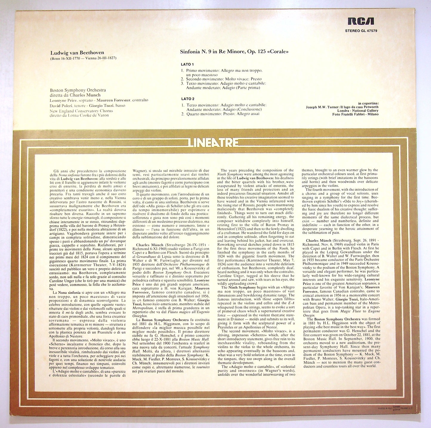 EBOND Ludwig van Beethoven - Sinfonia N.9 In Re Minore Op.125 Vinile V100098
