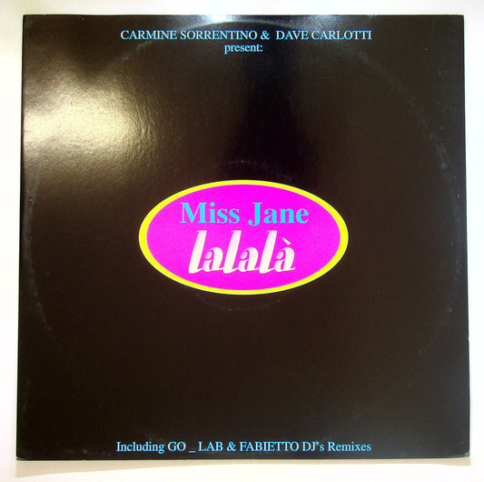 EBOND Miss Jane - LaLaLa Vinile V102002