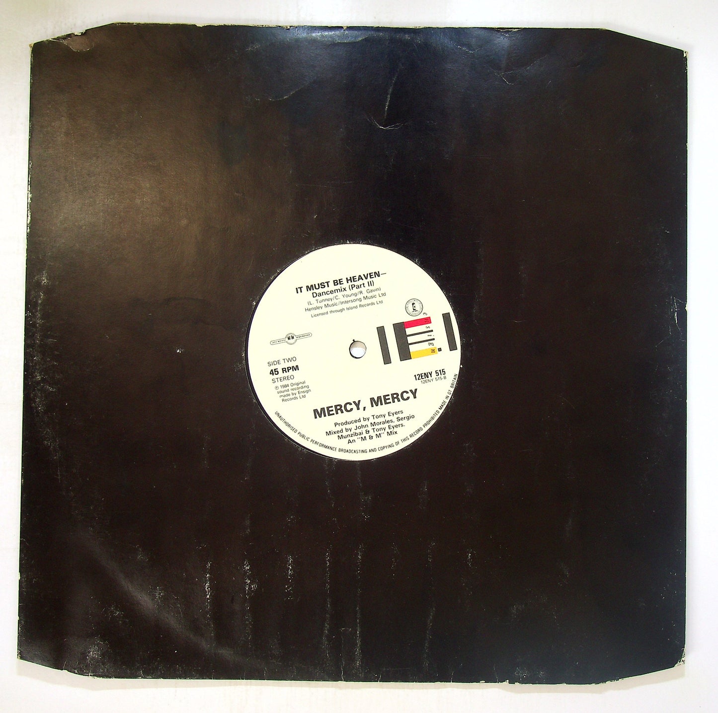 EBOND Mercy, Mercy - It Must Be Heaven Vinile V102092
