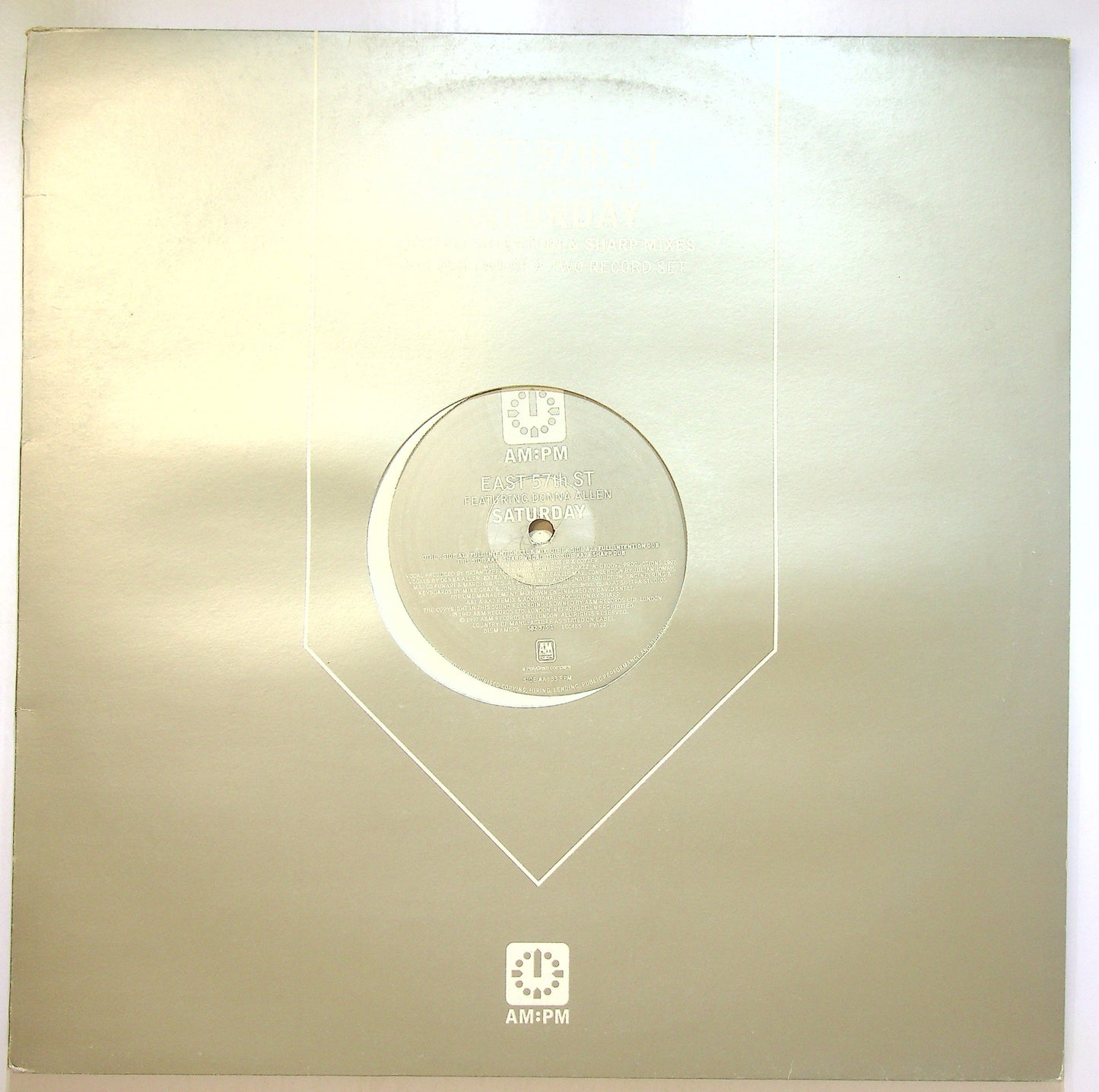 EBOND East 57th St - Saturday (The Full Intention & Sharp Mixes) Vinile V102144