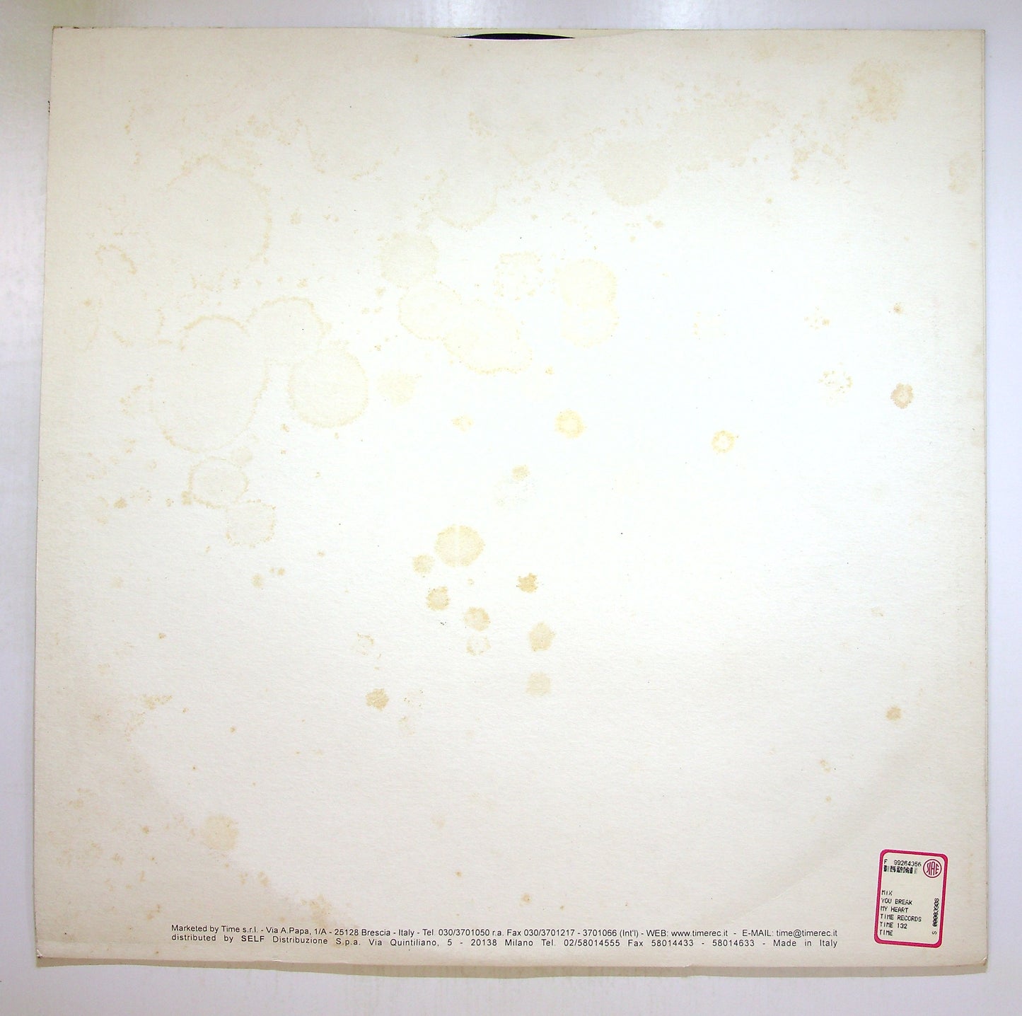 EBOND DV 8 (3) Feat. Liza (19) - You Break My Heart Vinile V103044