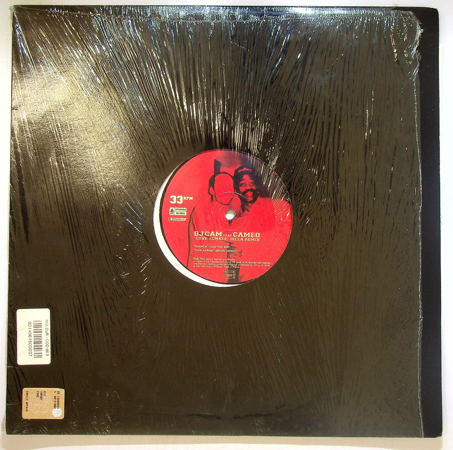EBOND DJ Cam Feat Cameo - 'Love Junkee' Dilla Remix Vinile V103049
