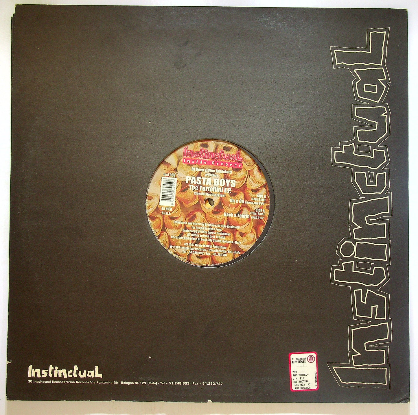 EBOND Pastaboys - Pasta Boys - The Tortellini E.P. Vinile V103084