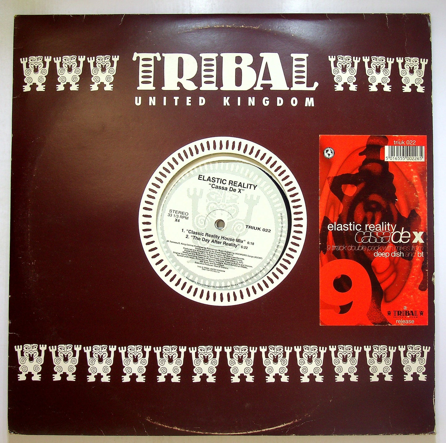 EBOND Elastic Reality - Cassa De X Vinile V103095
