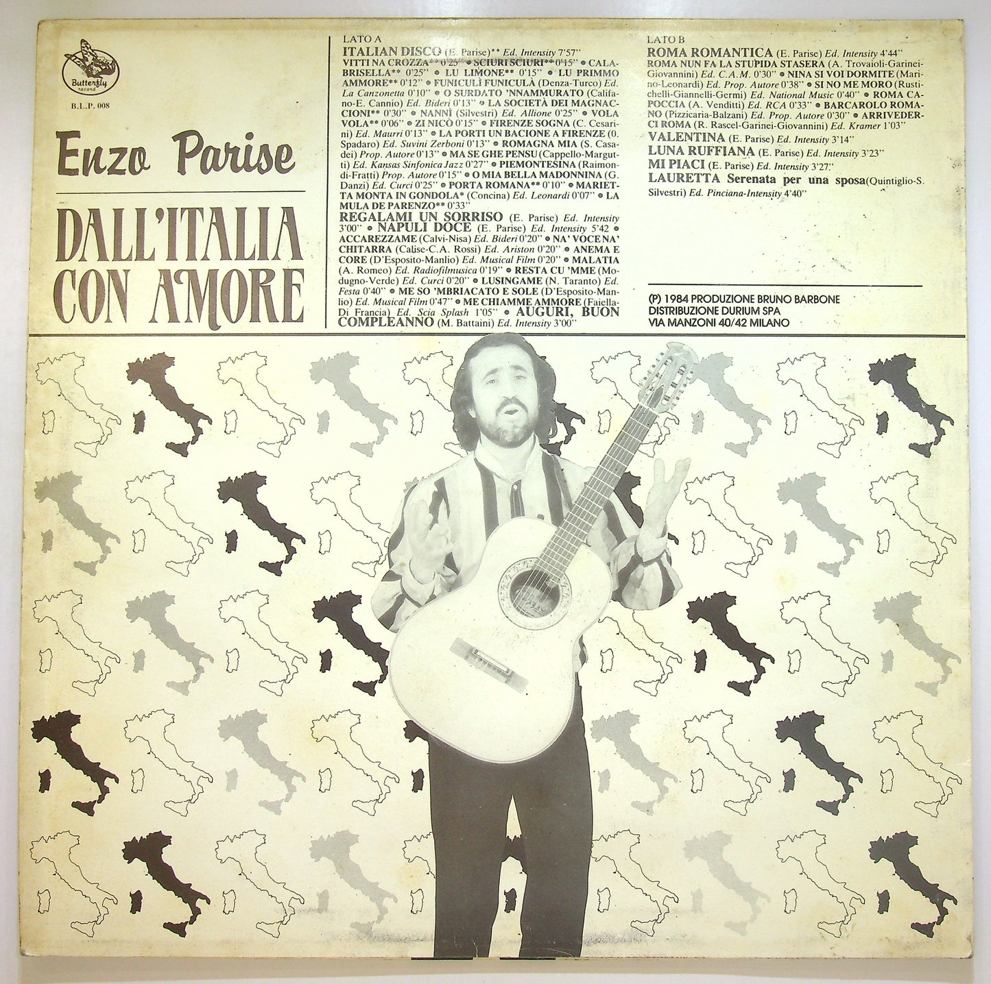 EBOND Enzo Parise - Dall’Italia Con Amore Vinile V103129