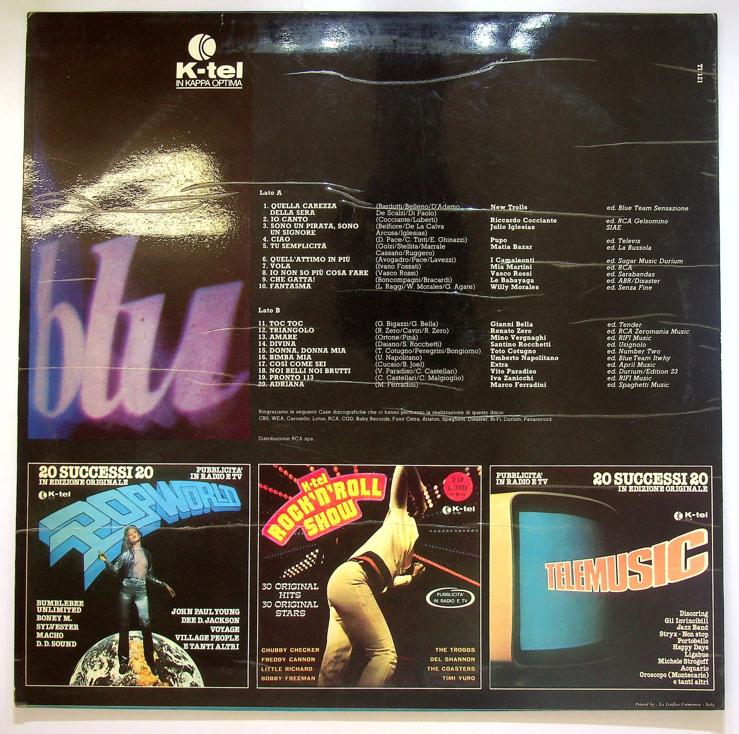 EBOND Various - Blu - 20 Successi 20 Vinile V104005