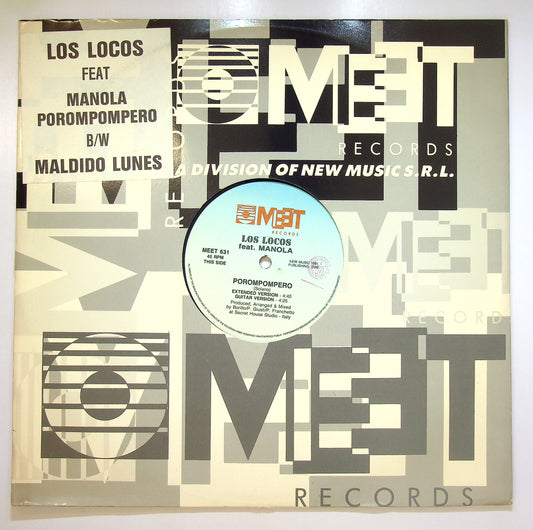 EBOND Los Locos Featuring Manola - Porompompero Vinile V104013