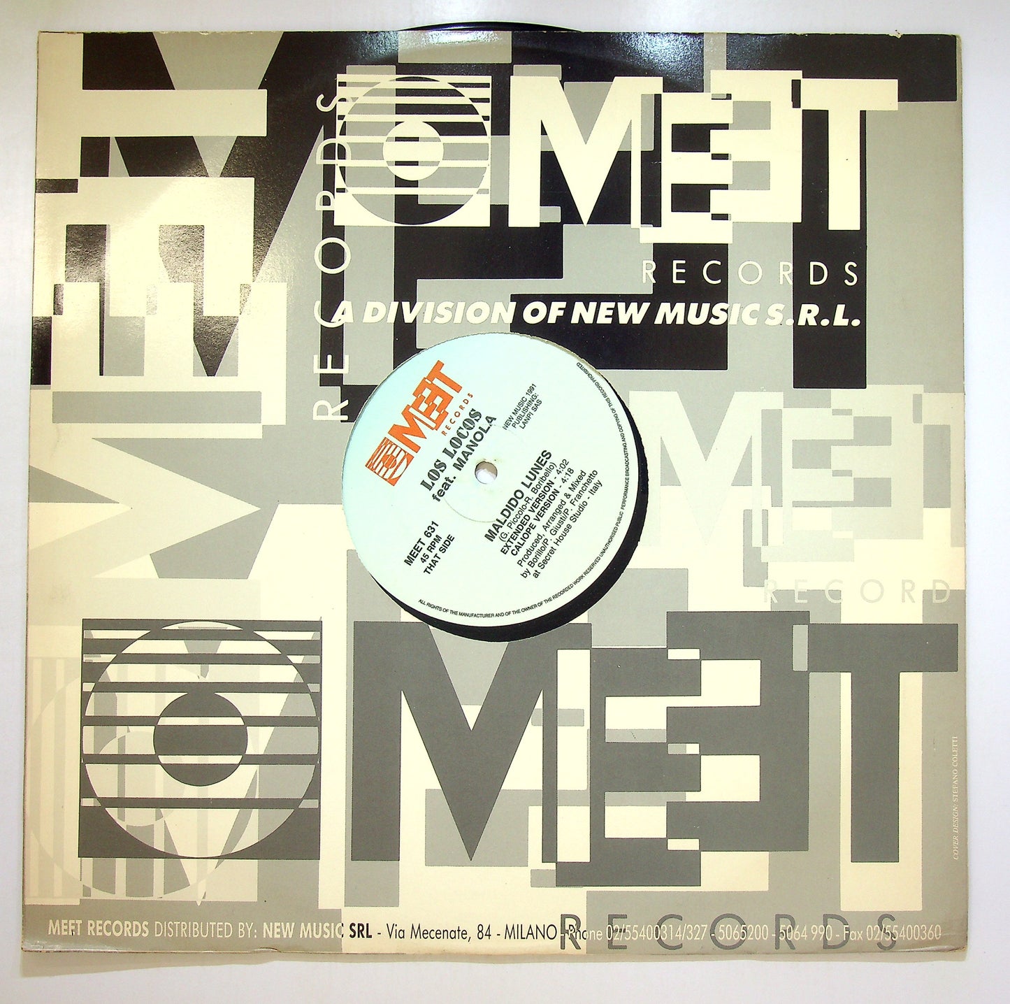 EBOND Los Locos Featuring Manola - Porompompero Vinile V104013