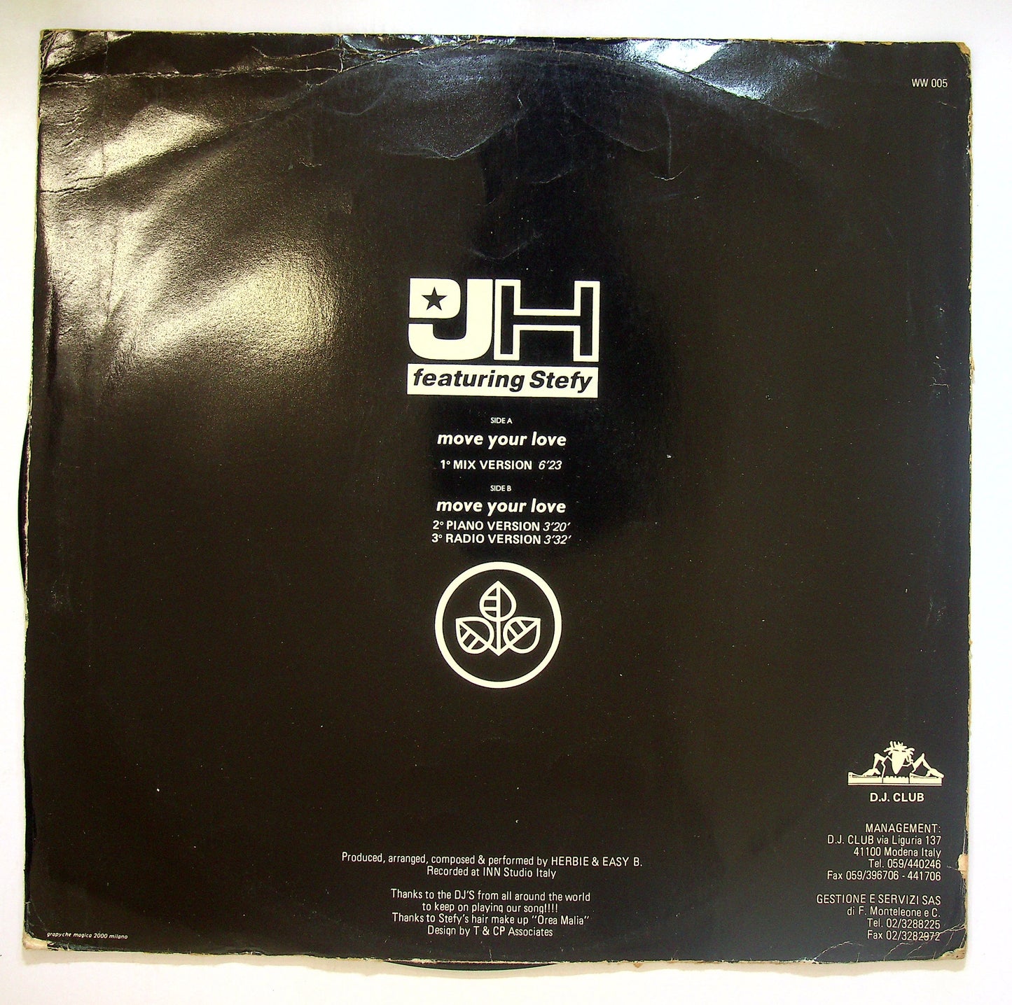 EBOND DJ H. Feat. Stefy - Move Your Love Vinile V104019