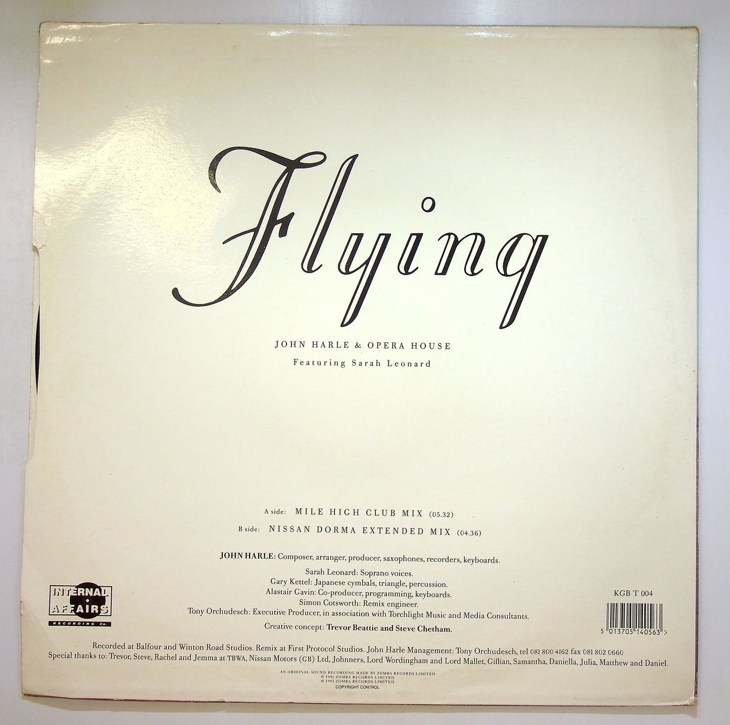 EBOND John Harle & Opera House - Flying Vinile V104032
