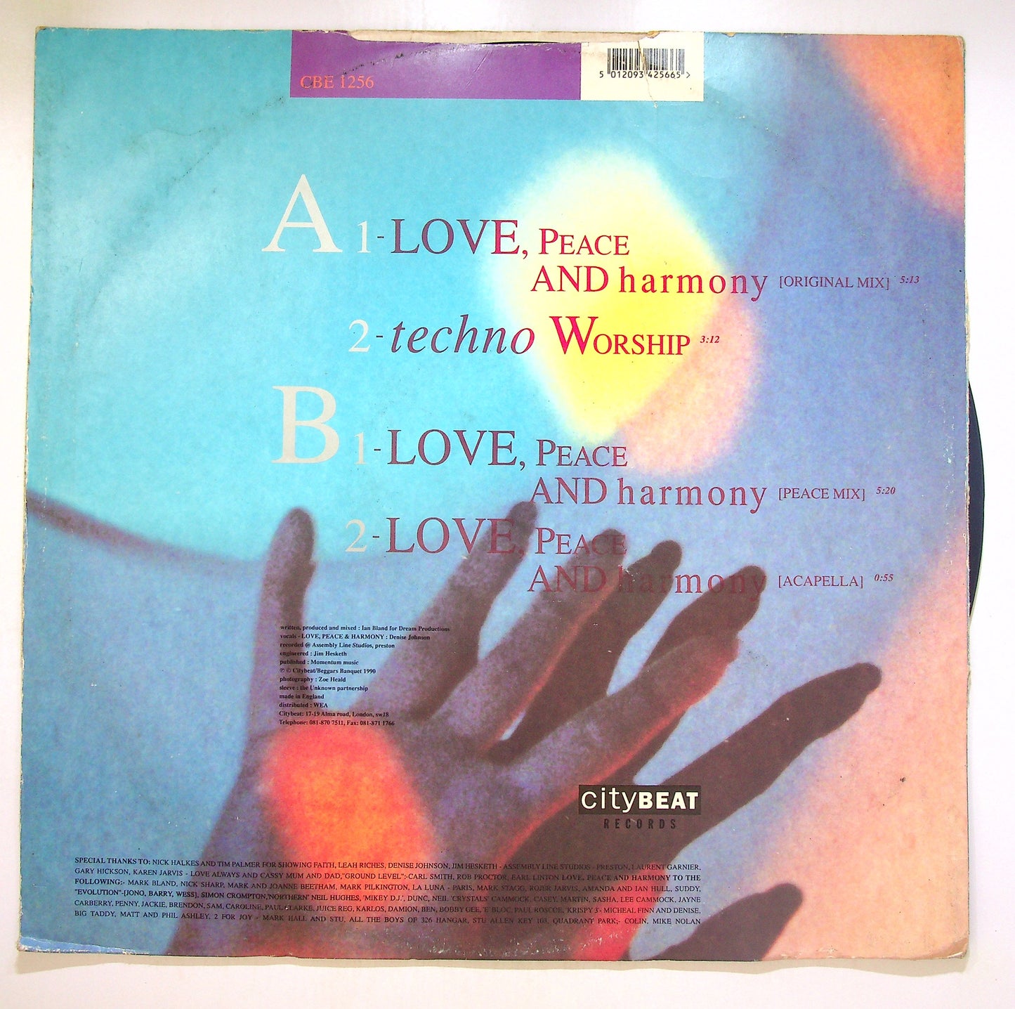 EBOND Dream Frequency - Love, Peace And Harmony Vinile V104067