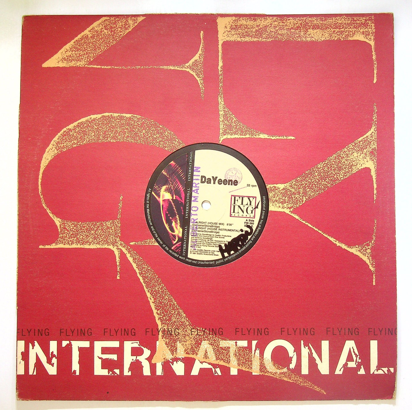 EBOND DaYeene - Alright Vinile V104068