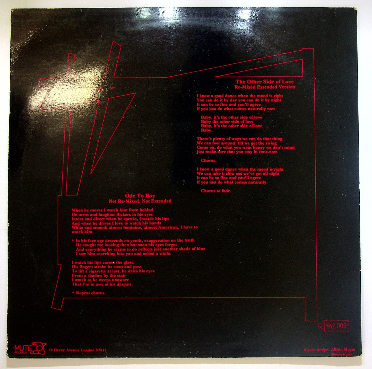 EBOND Yazoo - The Other Side Of Love Vinile V104080