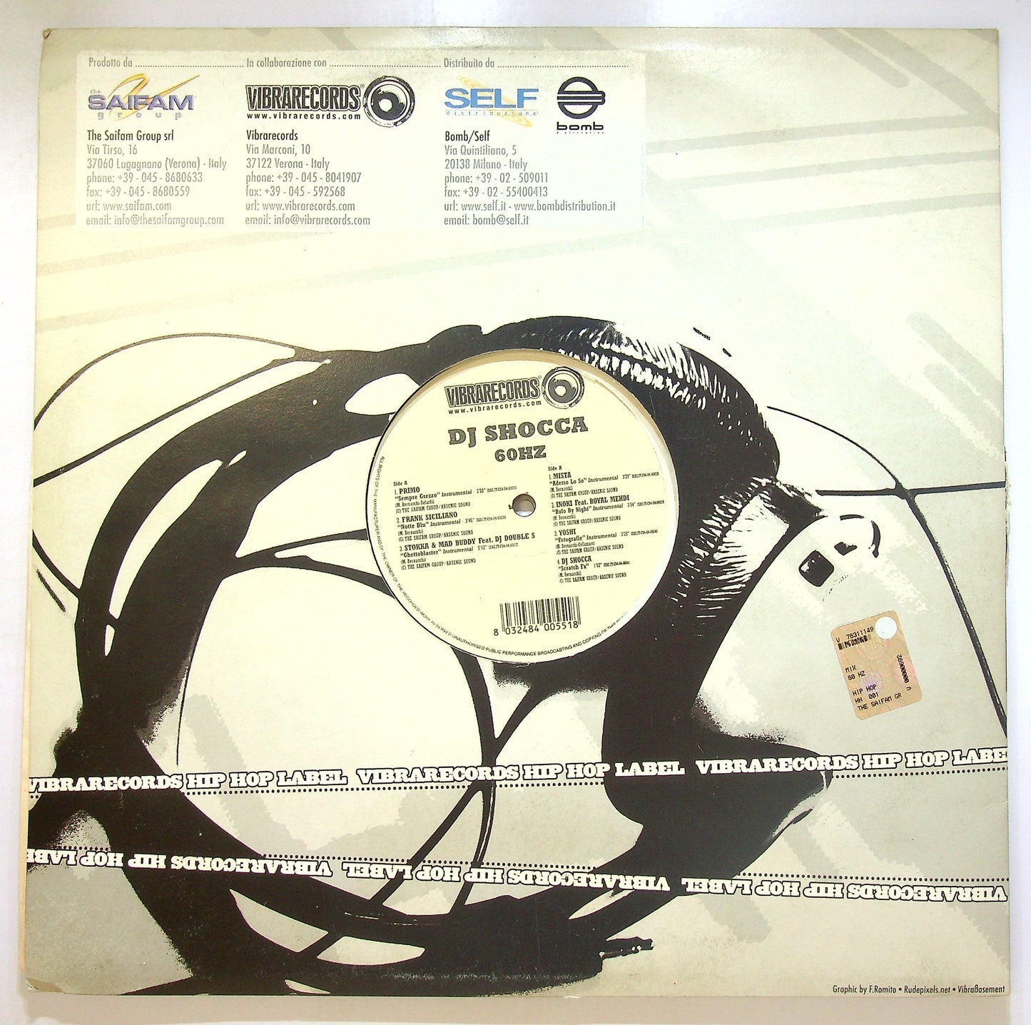 EBOND DJ Shocca - 60 Hz Vinile V104090