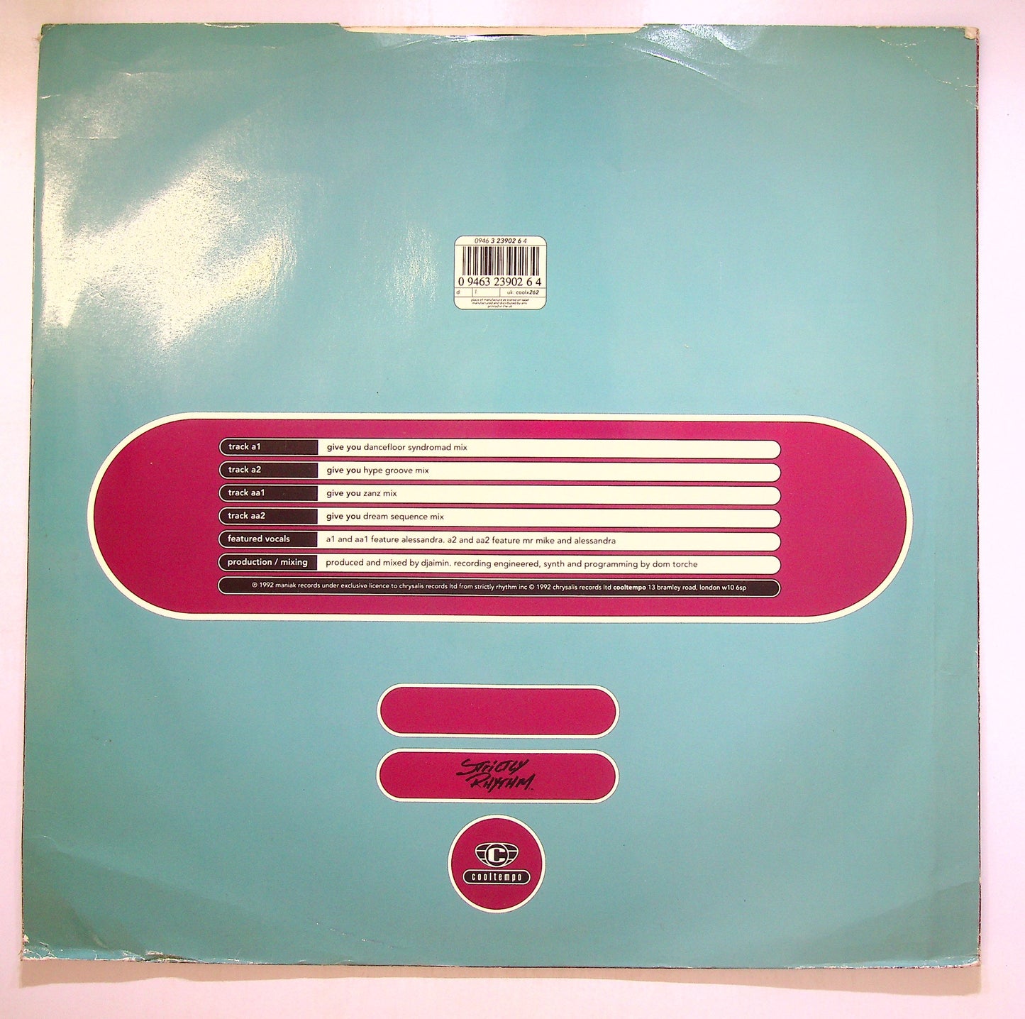 EBOND Djaimin - Give You Vinile V104096