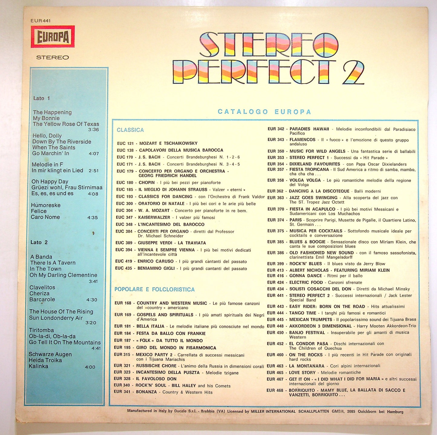 EBOND The Jack Lester Special Band - Stereo Perfect 2 Vinile V105039