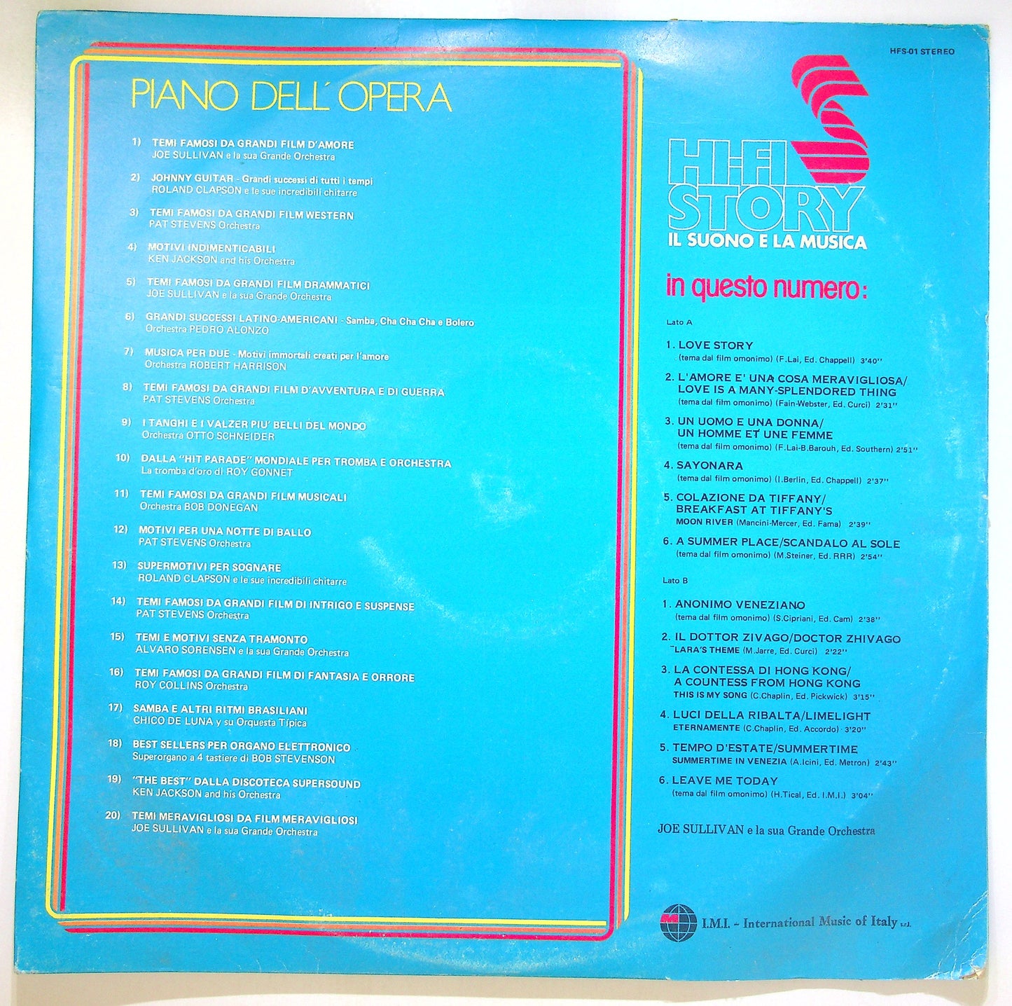 EBOND Temi Famosi Da Grandi Film D'Amore Vinile V105040