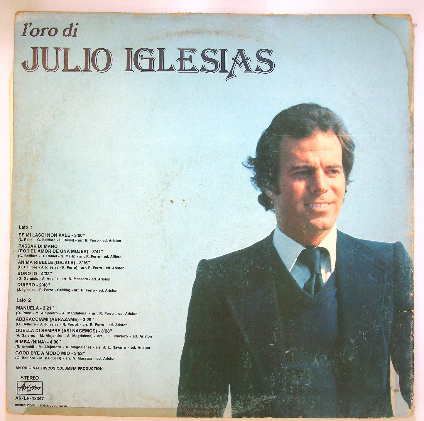 EBOND Julio Iglesias - L'Oro Di Julio Iglesias Vinile V105083