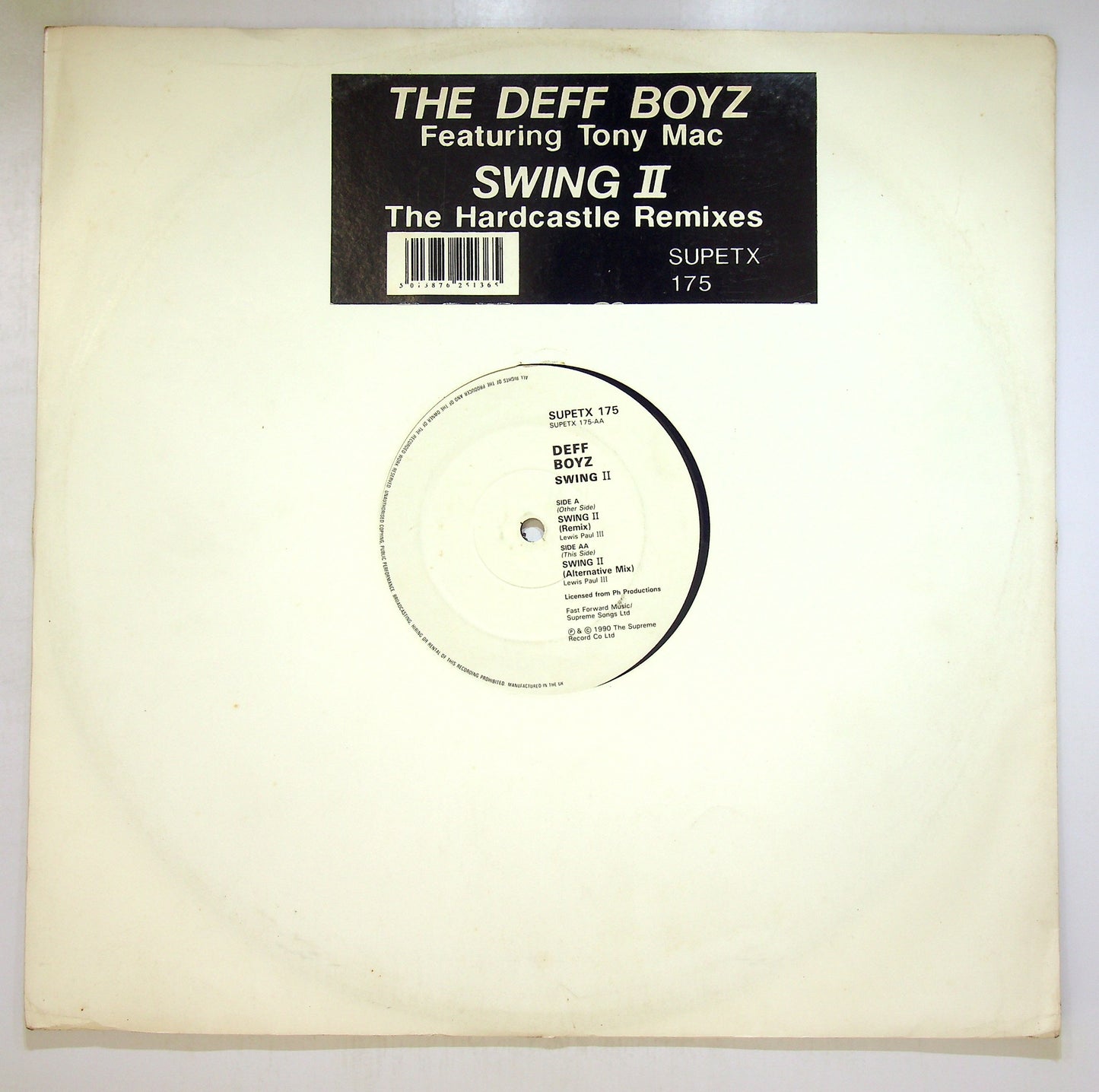EBOND The Deff Boyz Featuring Tony Mac - Swing II Vinile V105090