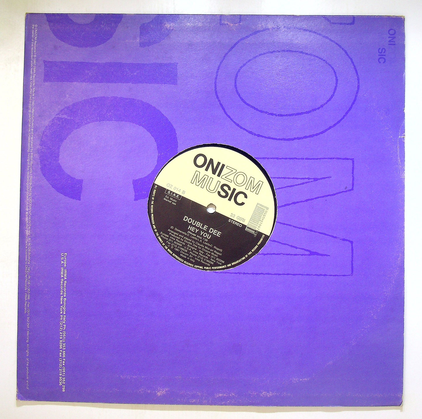 EBOND Double Dee - Hey You Vinile V105093