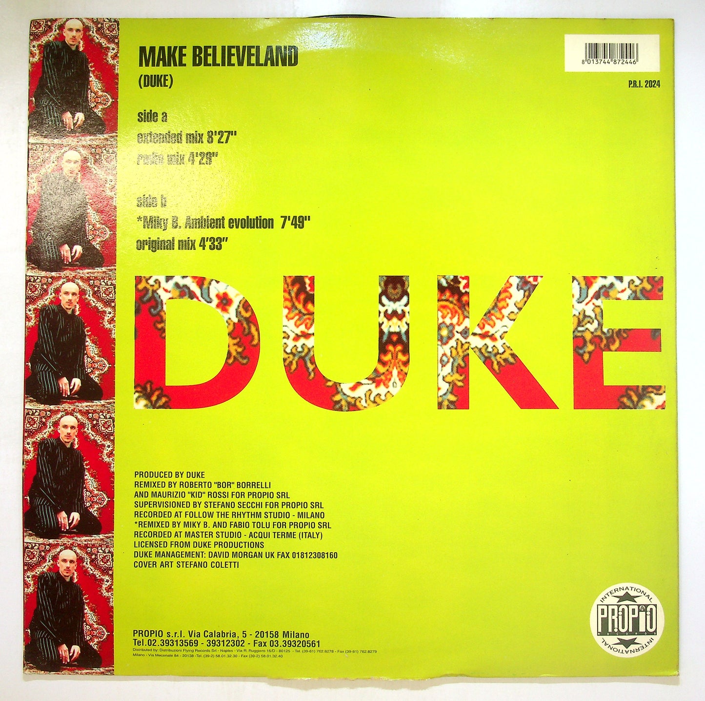 EBOND Duke - Make Believeland Vinile V105095