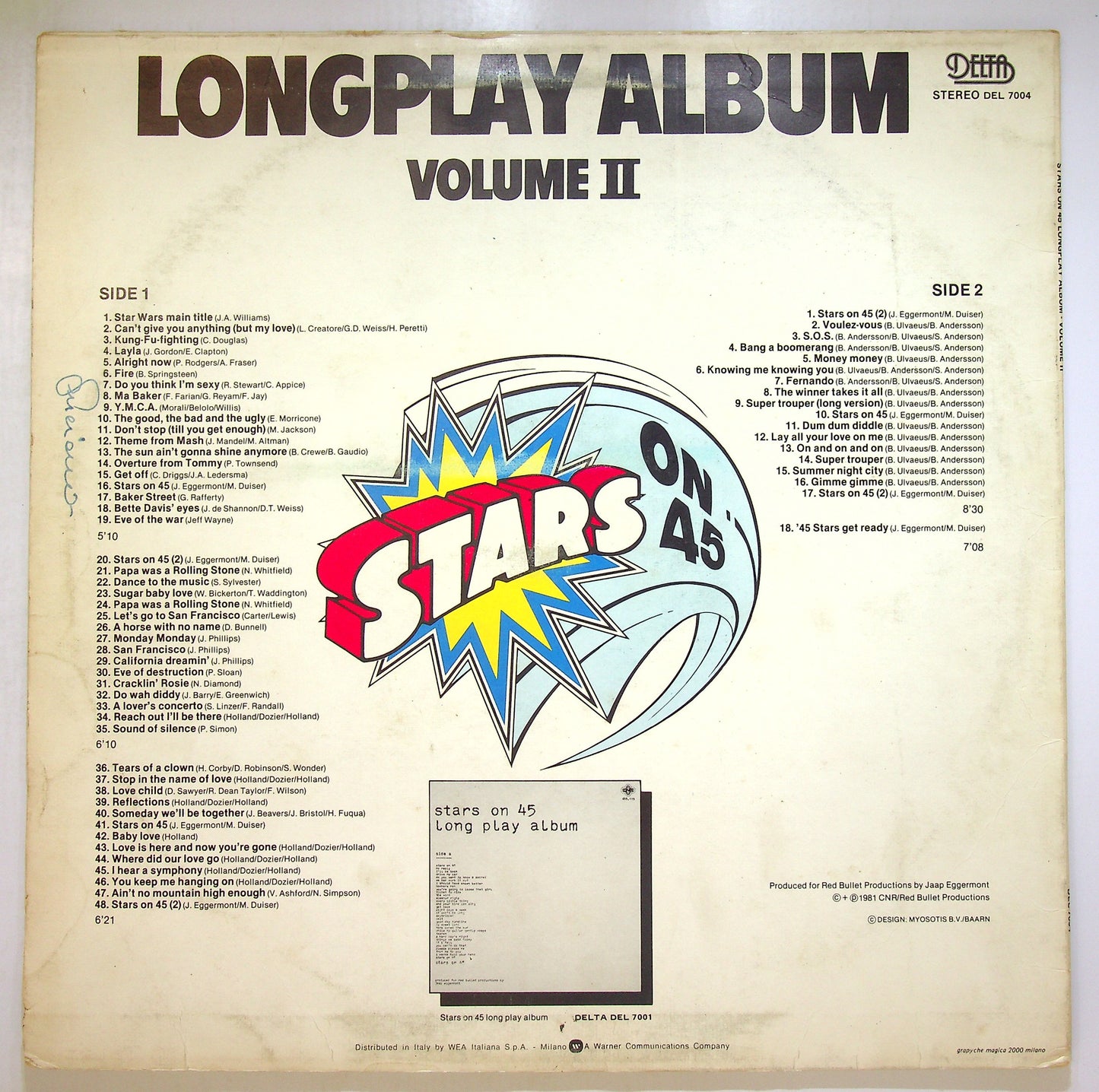 EBOND Stars On 45 - Longplay Album (Volume II) Vinile V105100